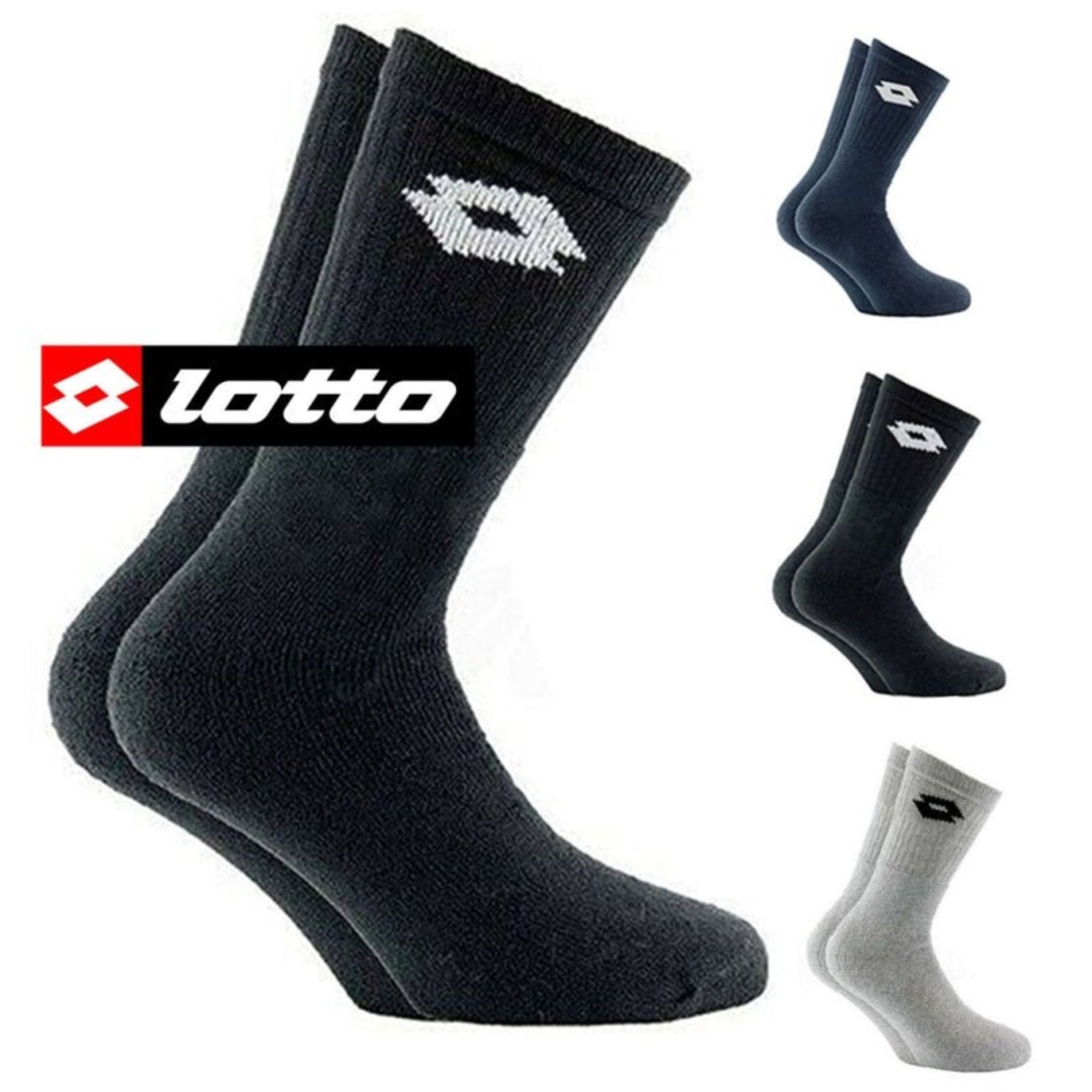 4 - PACK CALZA CORTA SPUGNA DI COTONE TENNIS LOTTO - BOUTIQUE INTIMO E NEONATO