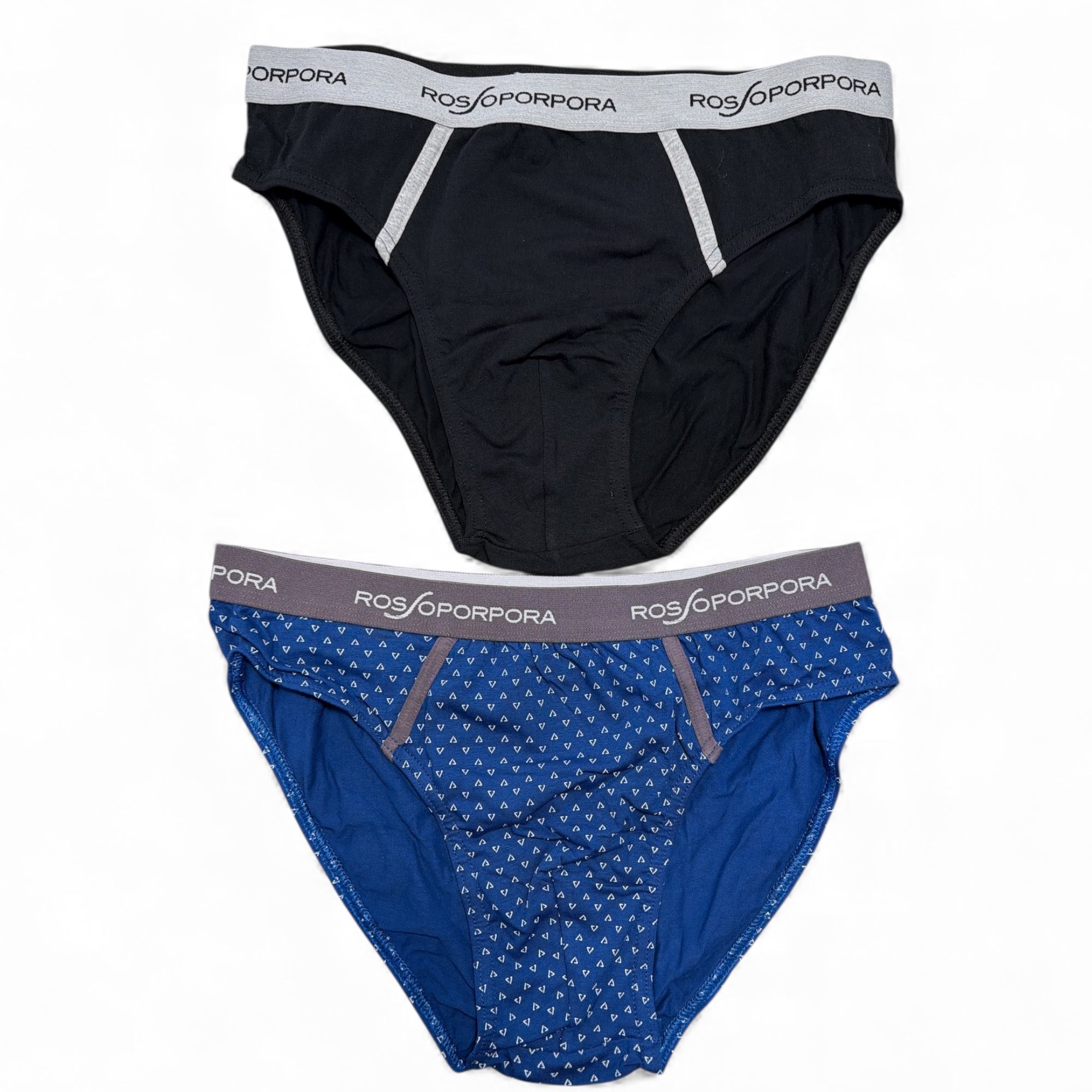 4 - Pack Slip Uomo in Cotone Elasticizzato con Elastico Esterno Rossoporpora Art.US2177 - Boutique dell'Intimo e del Neonato