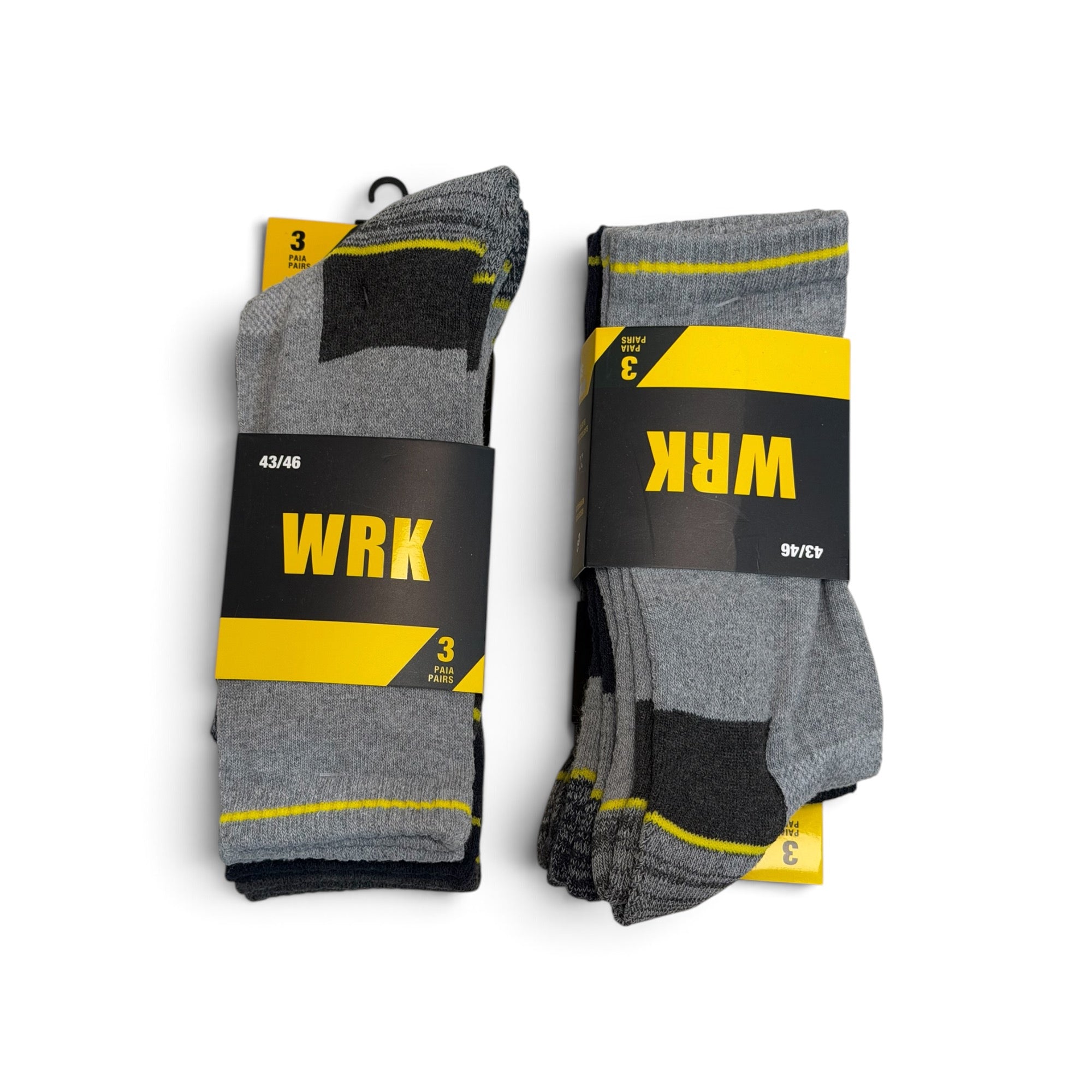 Tri-Pack Calza Corta Invernale Uomo Bike Work Worker's Socks Art.WRK06