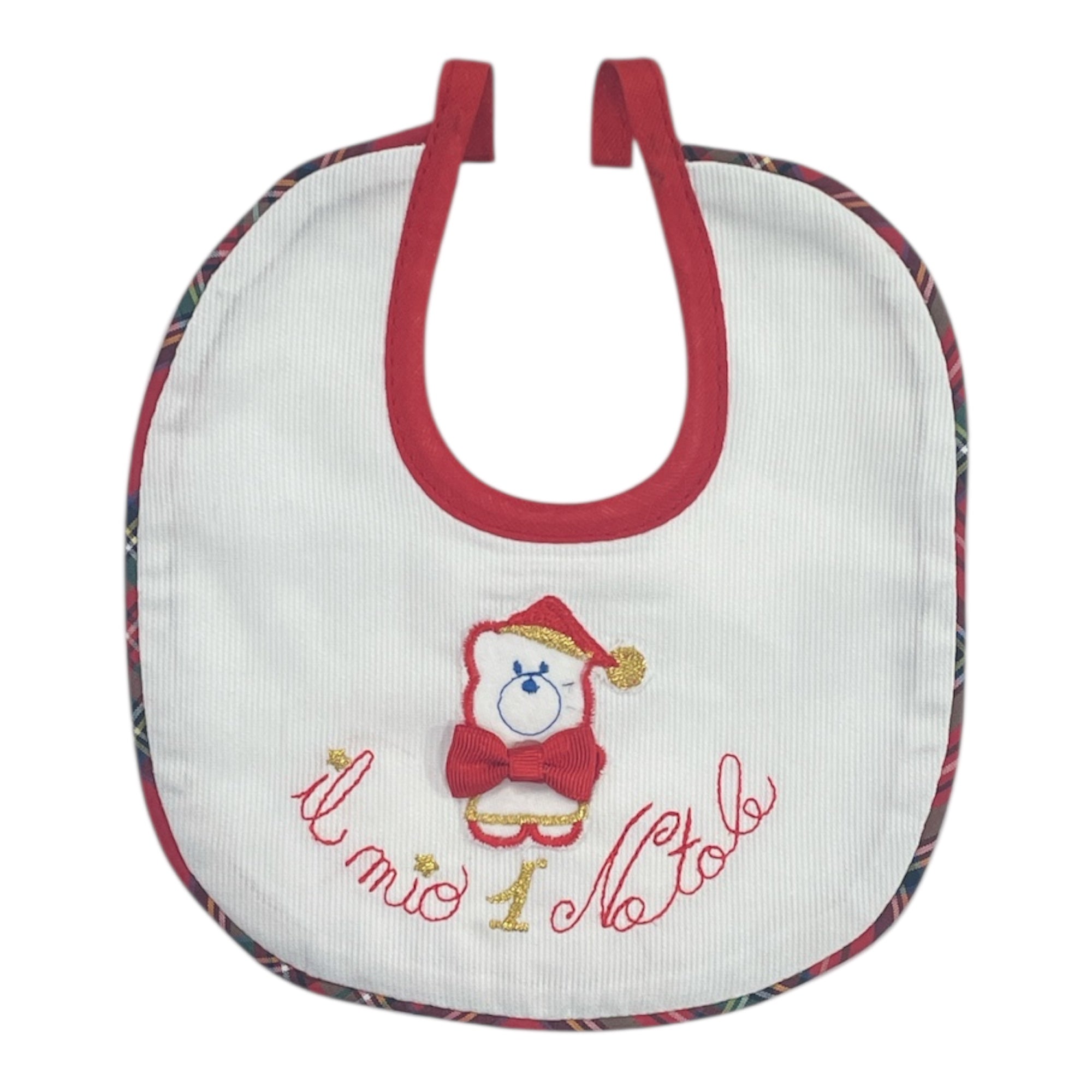 Bavetta Neonato Natalizia Irge Art.IR950 - Boutique dell'Intimo e del Neonato