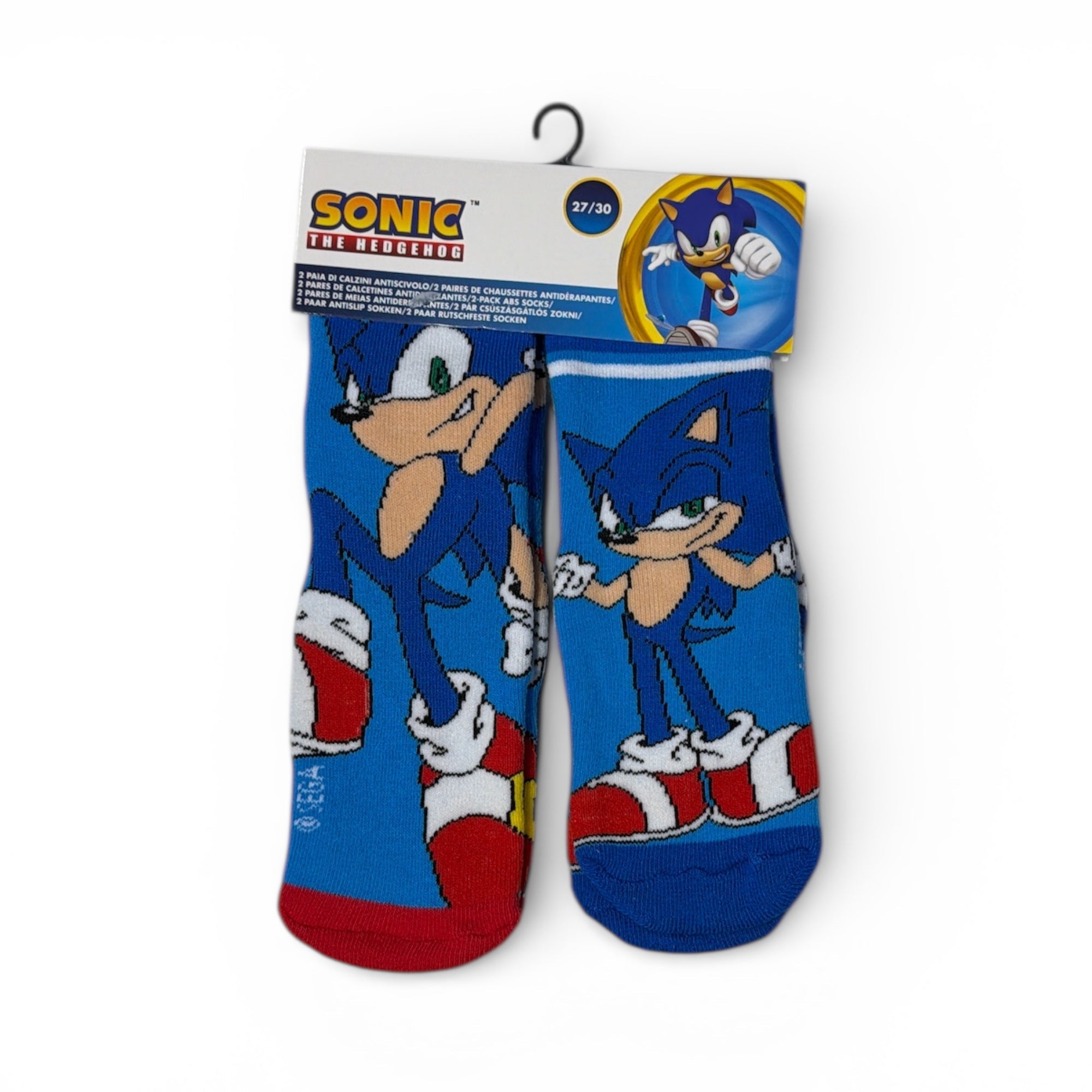 Bi - Pack Antiscivolo Calza Corta Bimbo in Caldo Cotone SONIC Sun City Art. - Boutique dell'Intimo e del Neonato