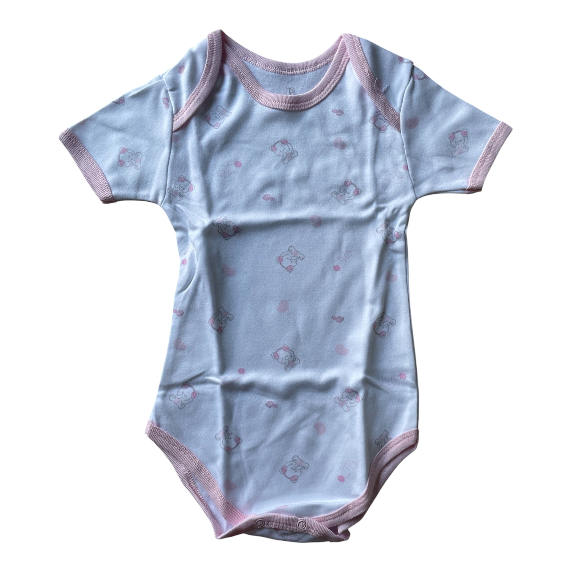 Bi - Pack Body Neonato Mezza Manica Americano Fantasie in Caldo Cotone Nazareno Gabrielli Art.NG209 - Boutique dell'Intimo e del Neonato
