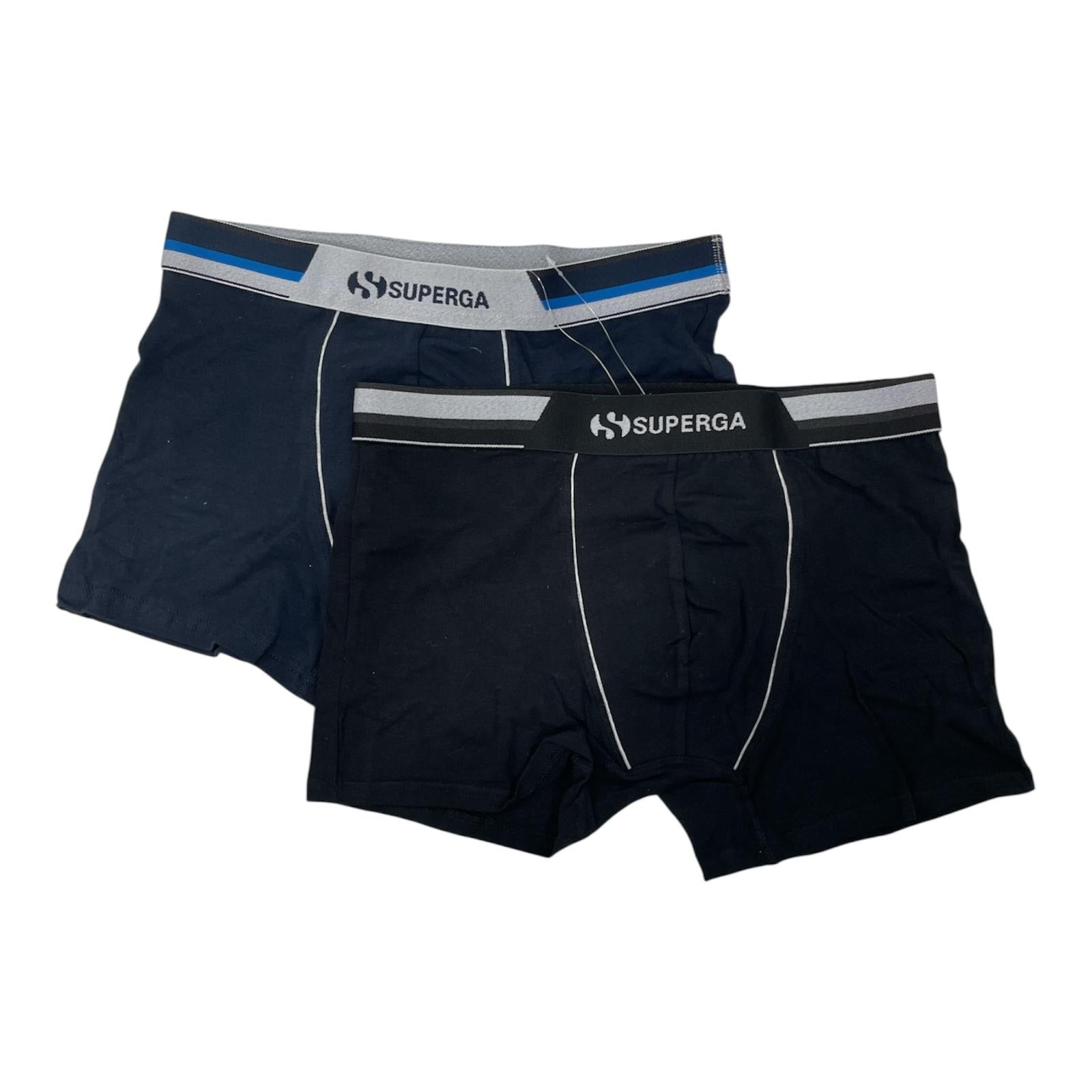 Bi - Pack Boxer Uomo con Elastico Esterno Superga Art.452 - Boutique dell'Intimo e del Neonato