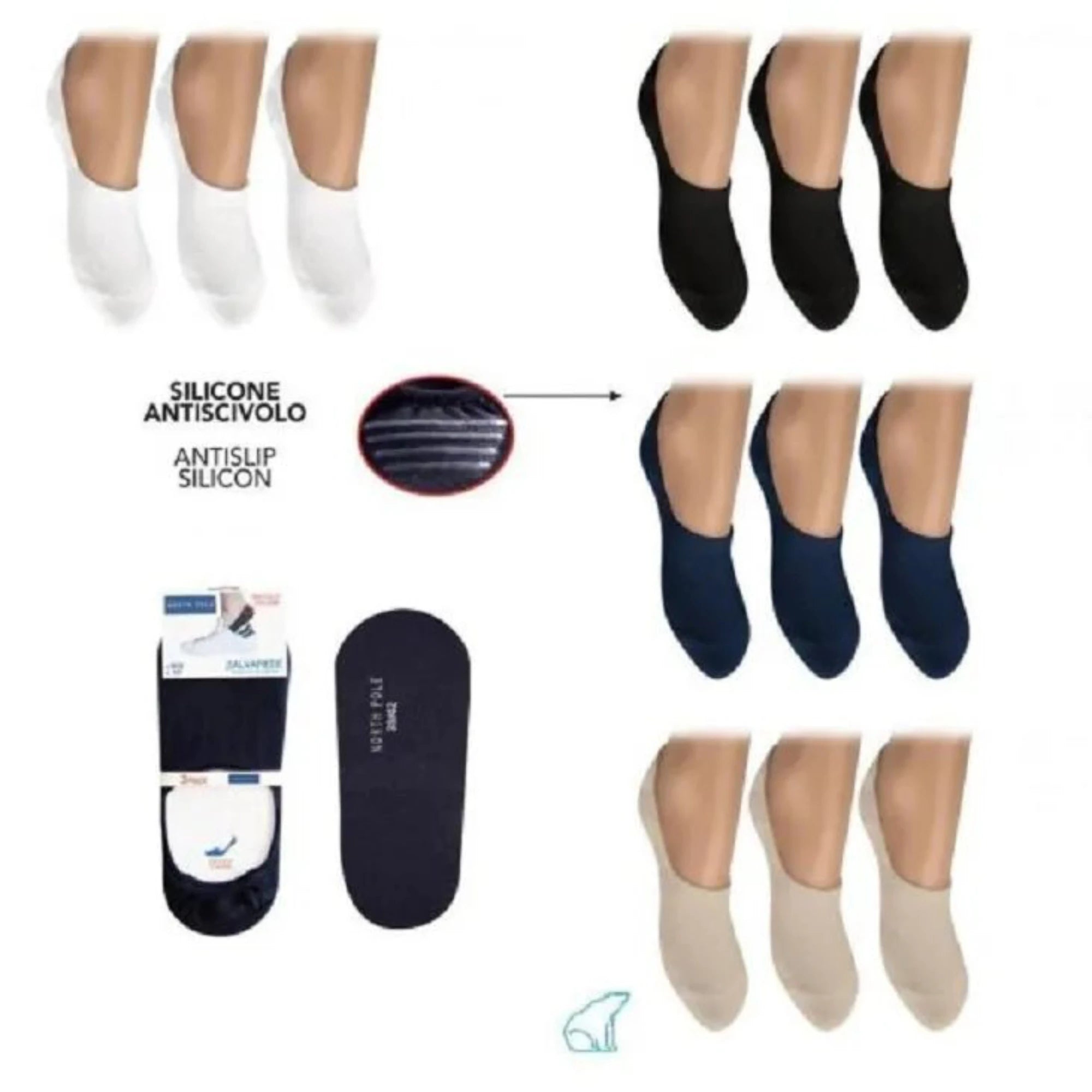 BI - PACK SALVAPIEDE NO STRESS NORTH POLE - BOUTIQUE INTIMO E NEONATO