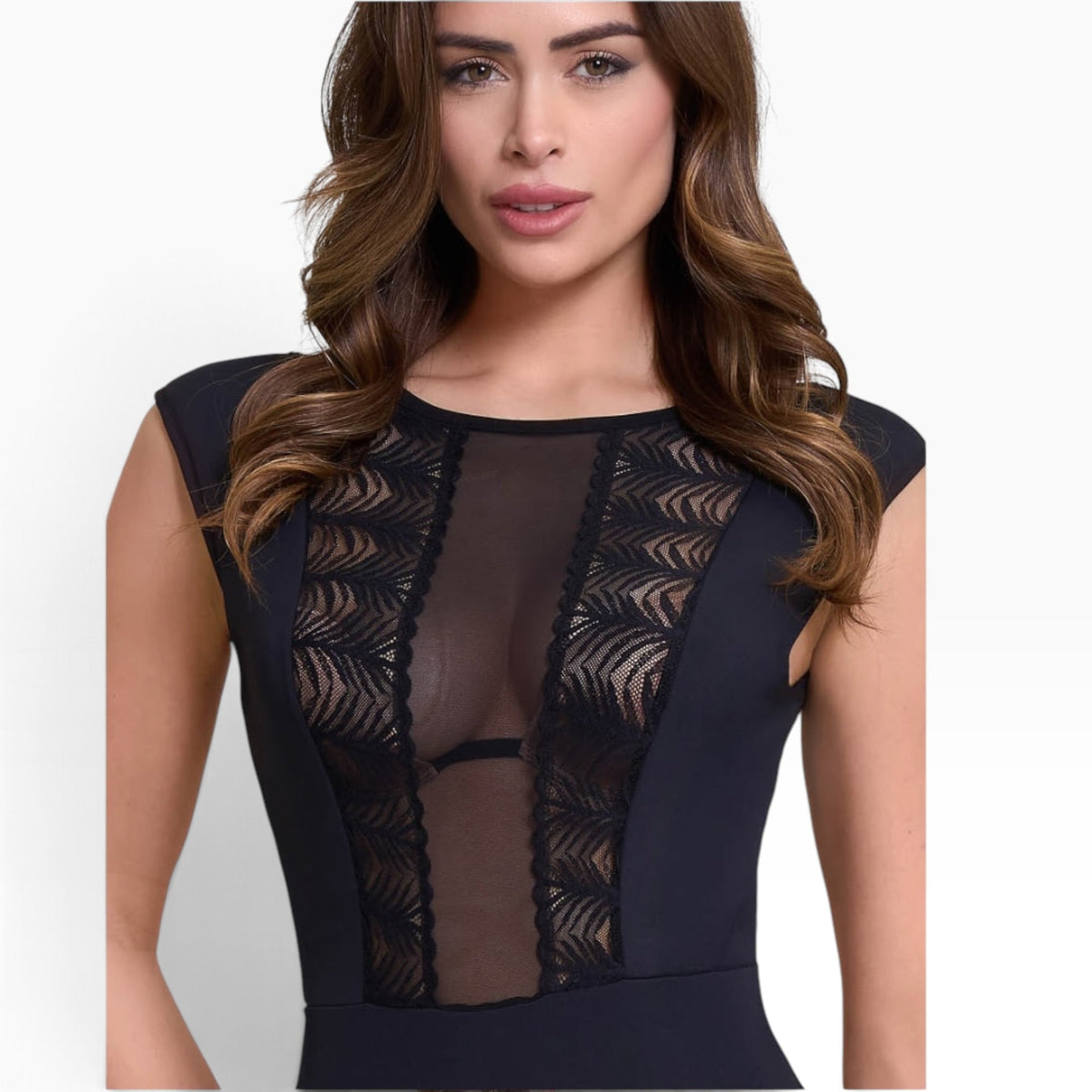 Body Donna in Pizzo e Tulle Intimate Glow Love and Bra Art.112351 - Boutique dell'Intimo e del Neonato
