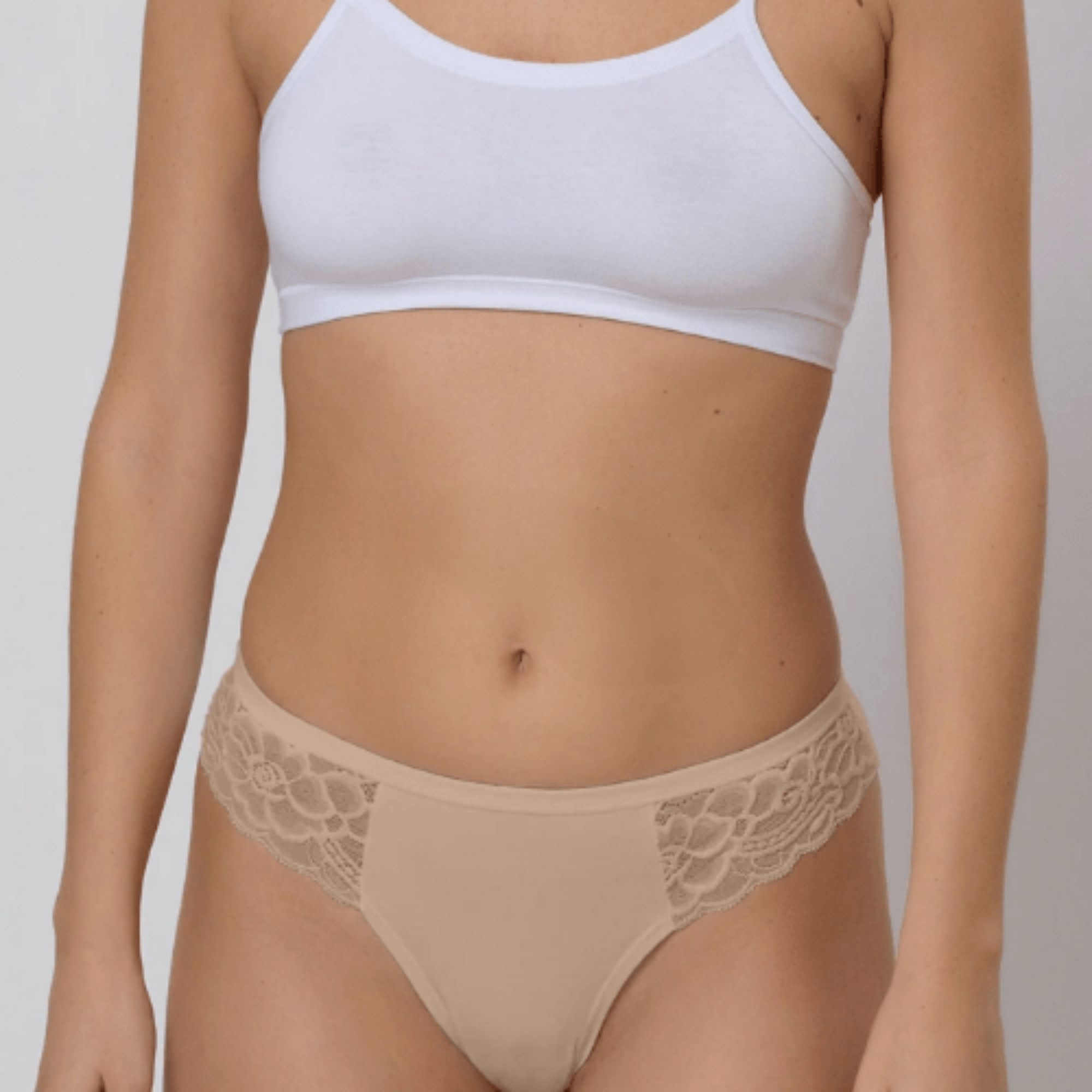 BRASILIANA SENZA CUCITURE E PIZZO LATERALE JADEA ART.516 - BOUTIQUE INTIMO E NEONATO