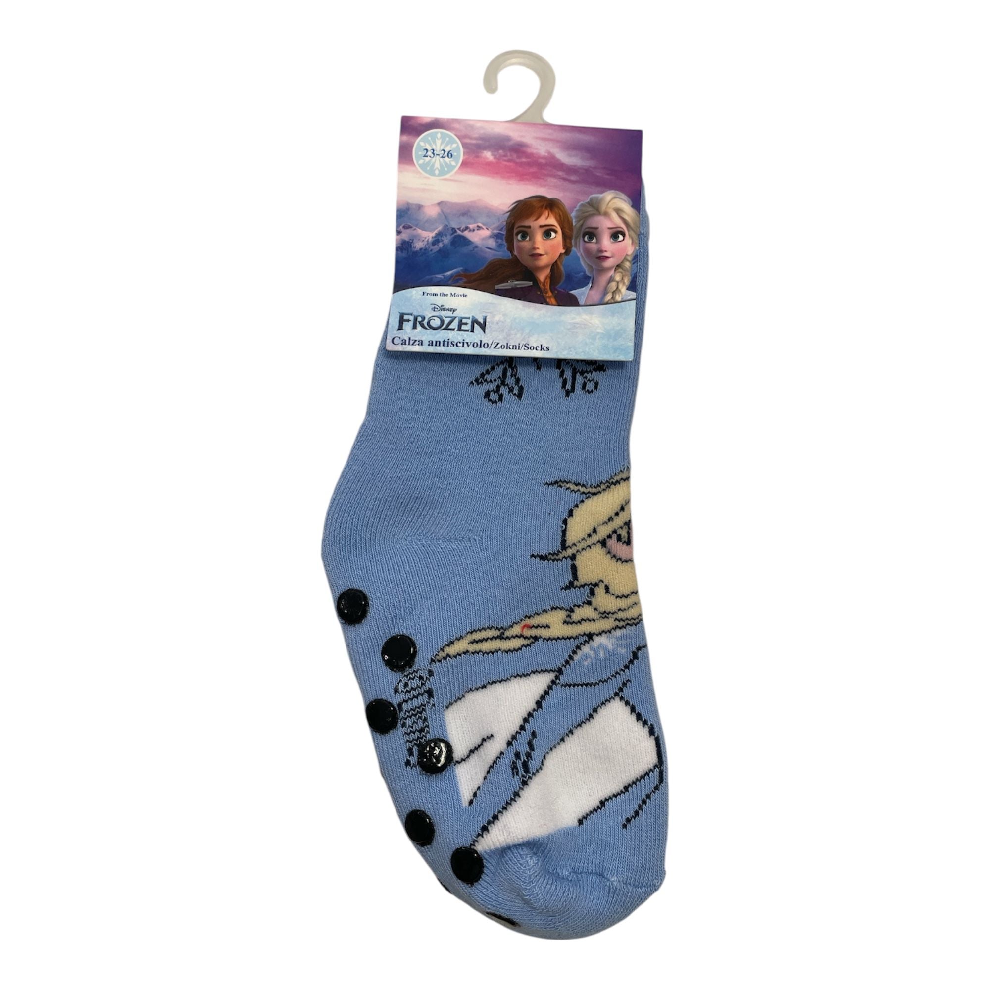 Calza Antiscivolo Bimba in Caldo Cotone Disney FROZEN Art.FRO - 1538 - Boutique dell'Intimo e del Neonato