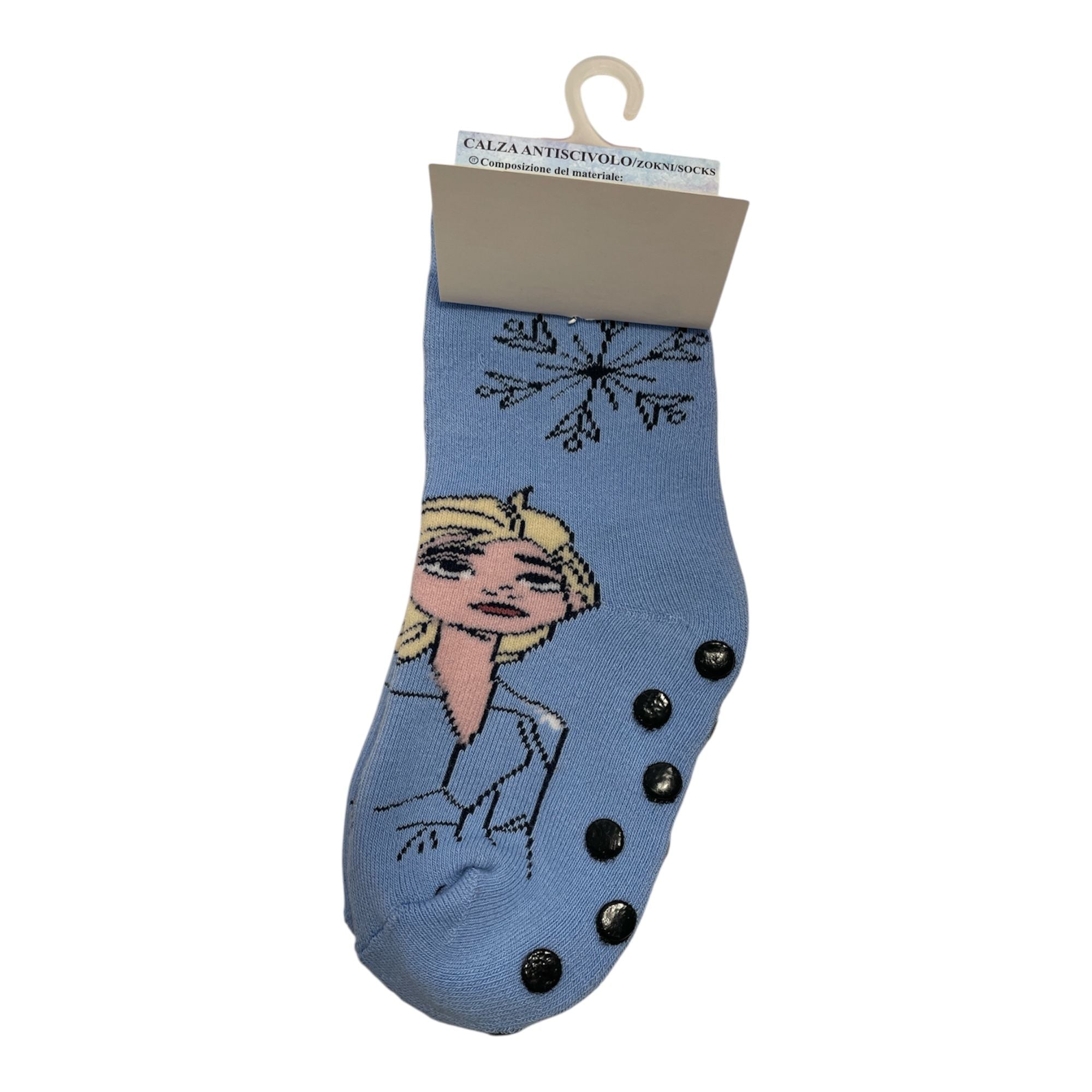 Calza Antiscivolo Bimba in Caldo Cotone Disney FROZEN Art.FRO - 1538 - Boutique dell'Intimo e del Neonato
