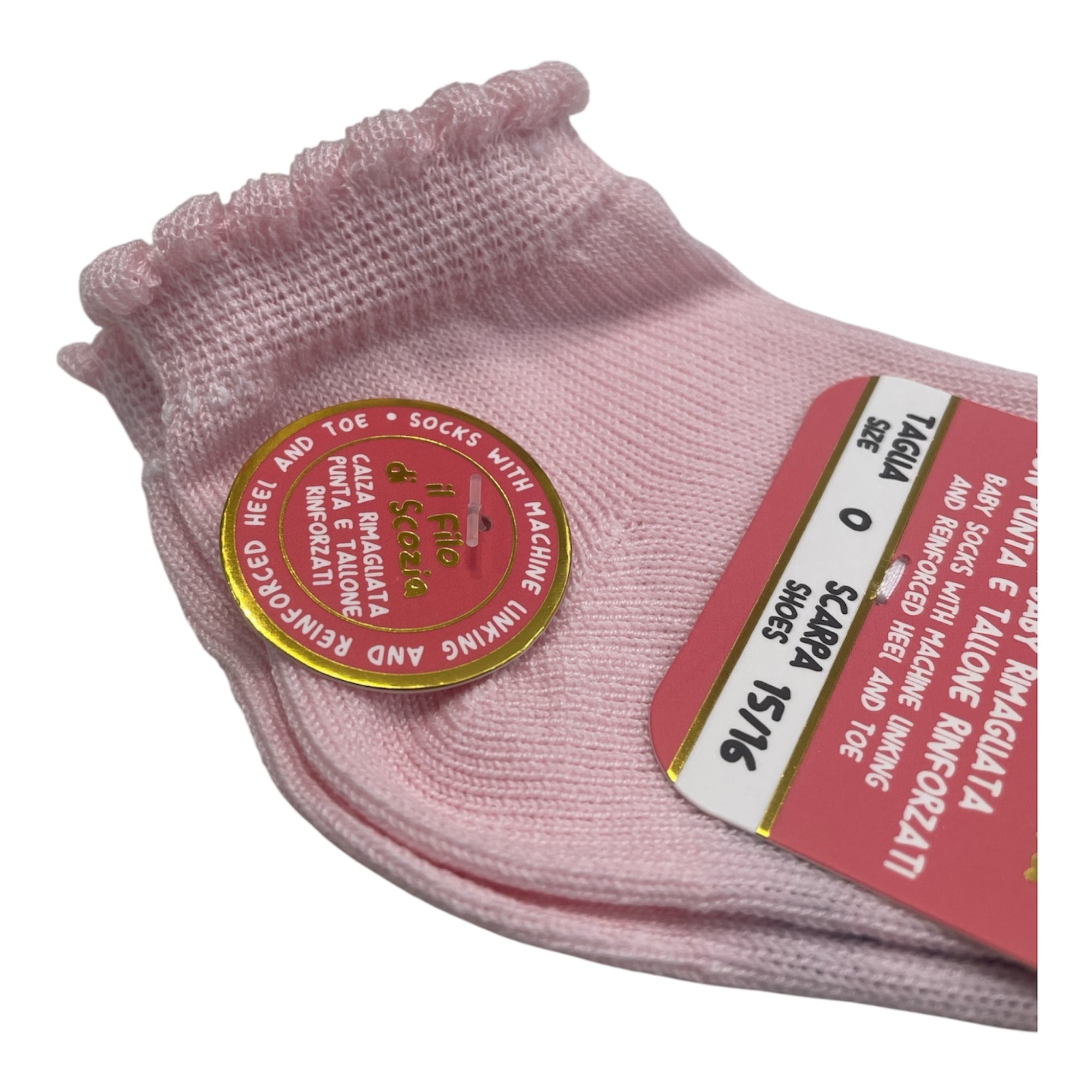 Calza Corta Bimba Filo di Scozia Enrico Coveri Art.DAINTY 10539 - BOUTIQUE INTIMO E NEONATO