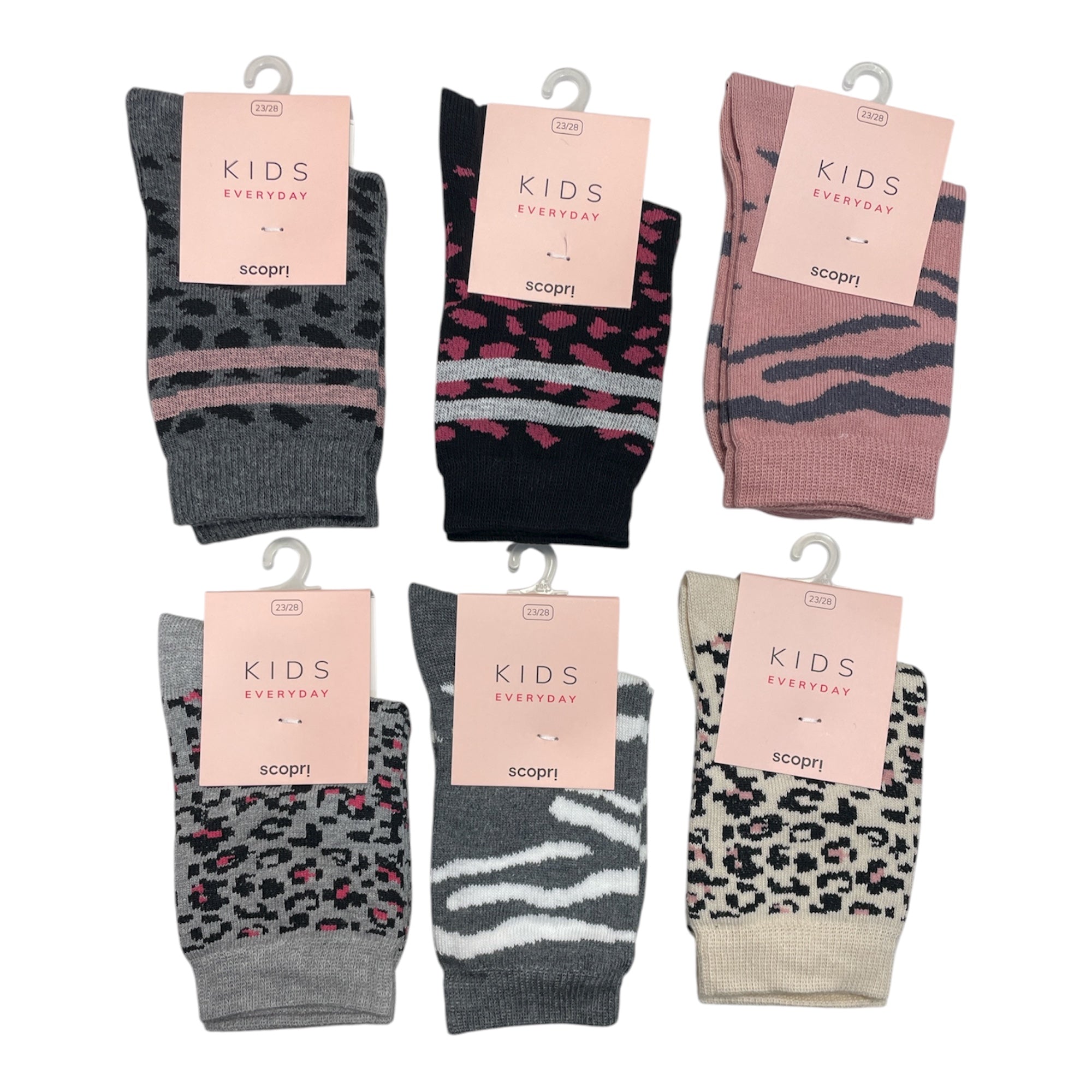 Calza Corta Bimba in Caldo Cotone Fantasia Scopri Art.BIRBA - Boutique dell'Intimo e del Neonato