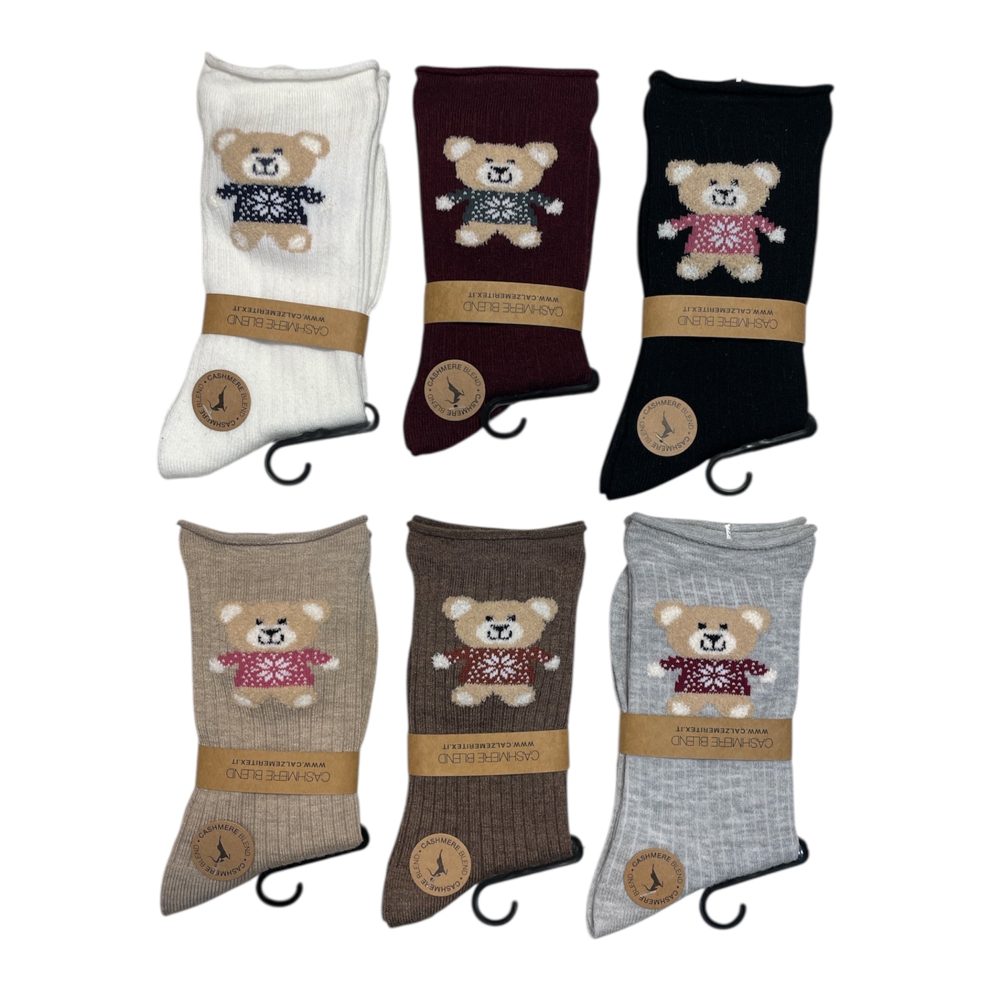 Calza Corta Donna in Caldo Cotone e Cashmere Costina Meritex Art.458 BEAR - Boutique dell'Intimo e del Neonato