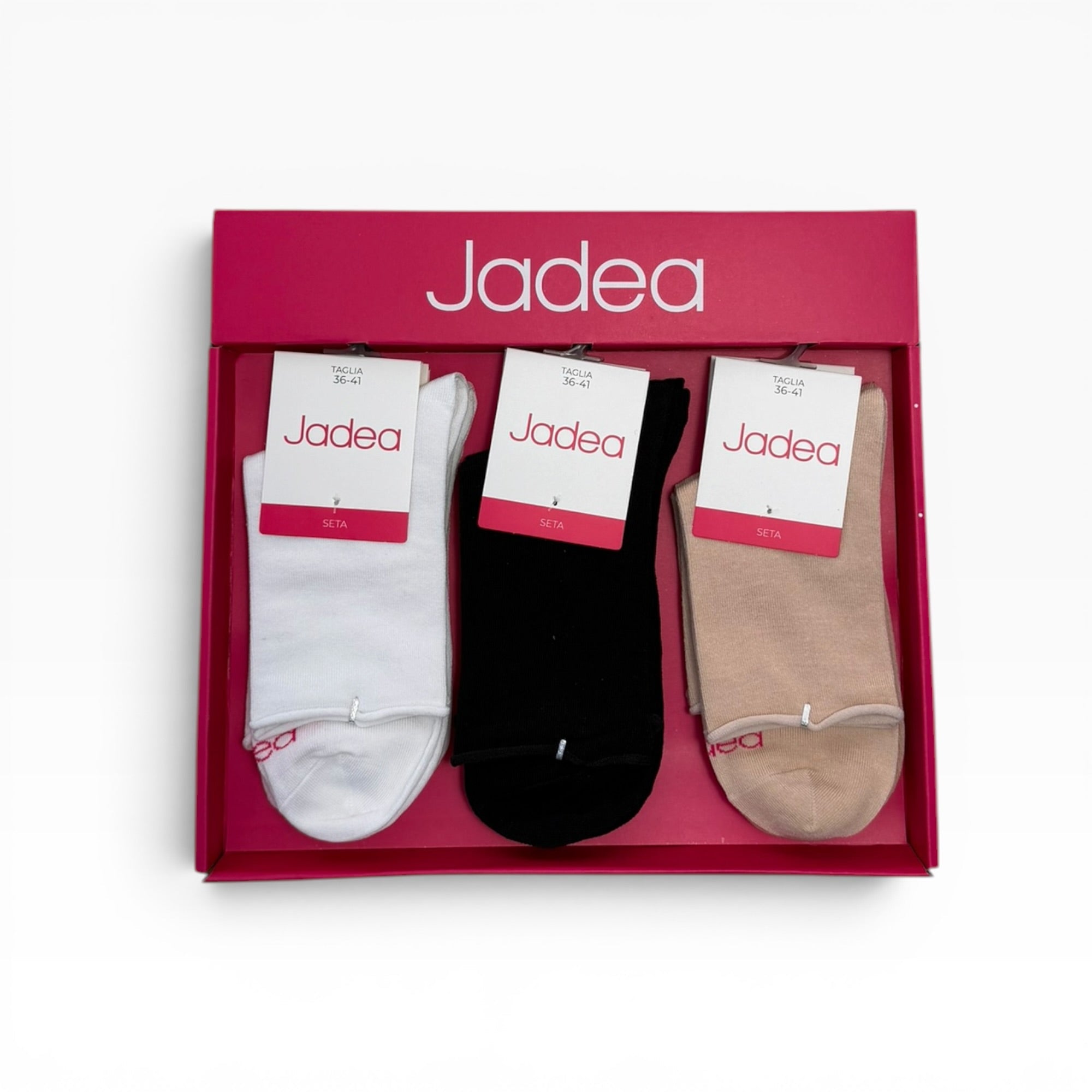 Calza Corta Donna in Misto Cotone e Seta Smollato Jadea Art.JCH401 - Boutique dell'Intimo e del Neonato