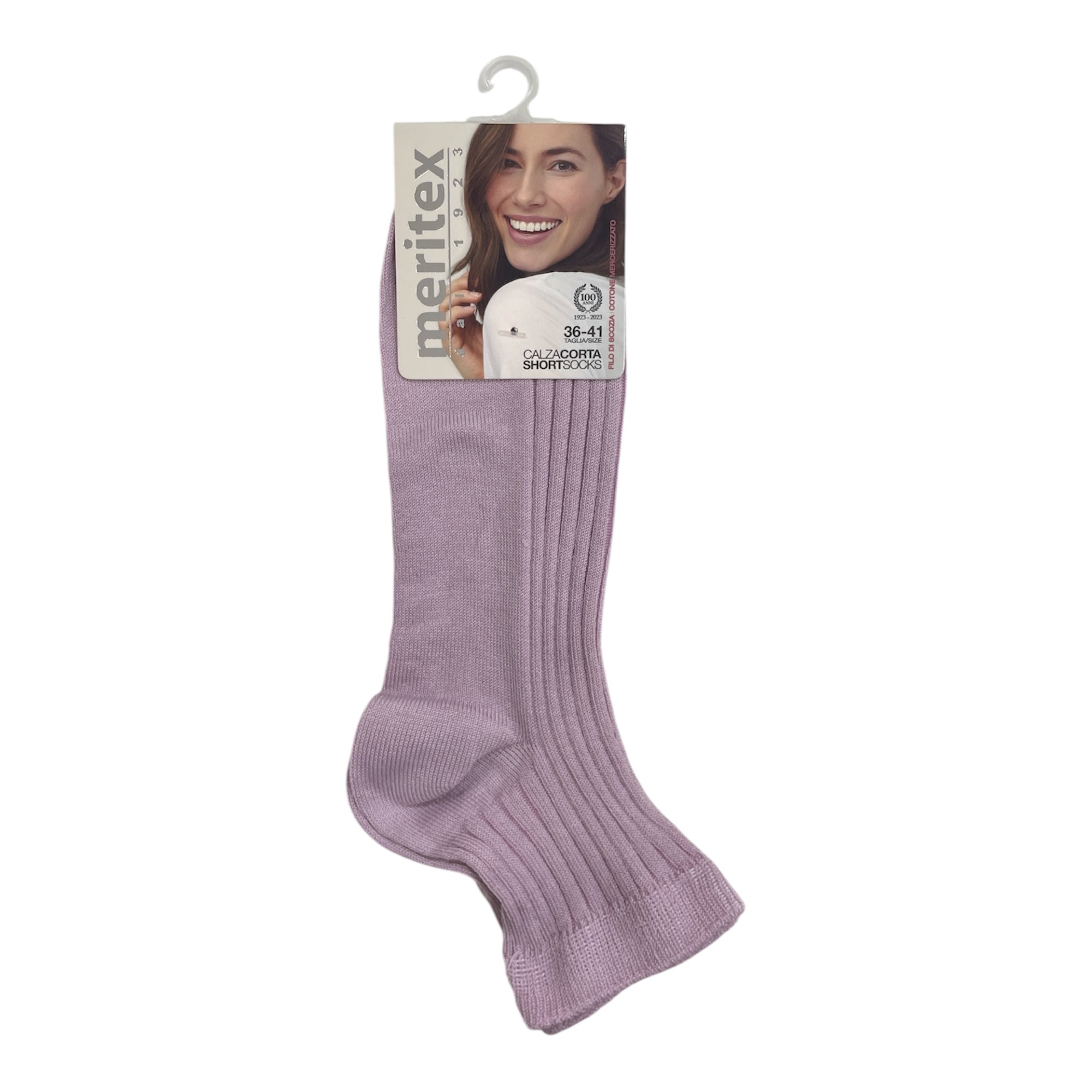 Calza corta filo di scozia costina Meritex Art.5722 - Boutique dell'Intimo e del Neonato