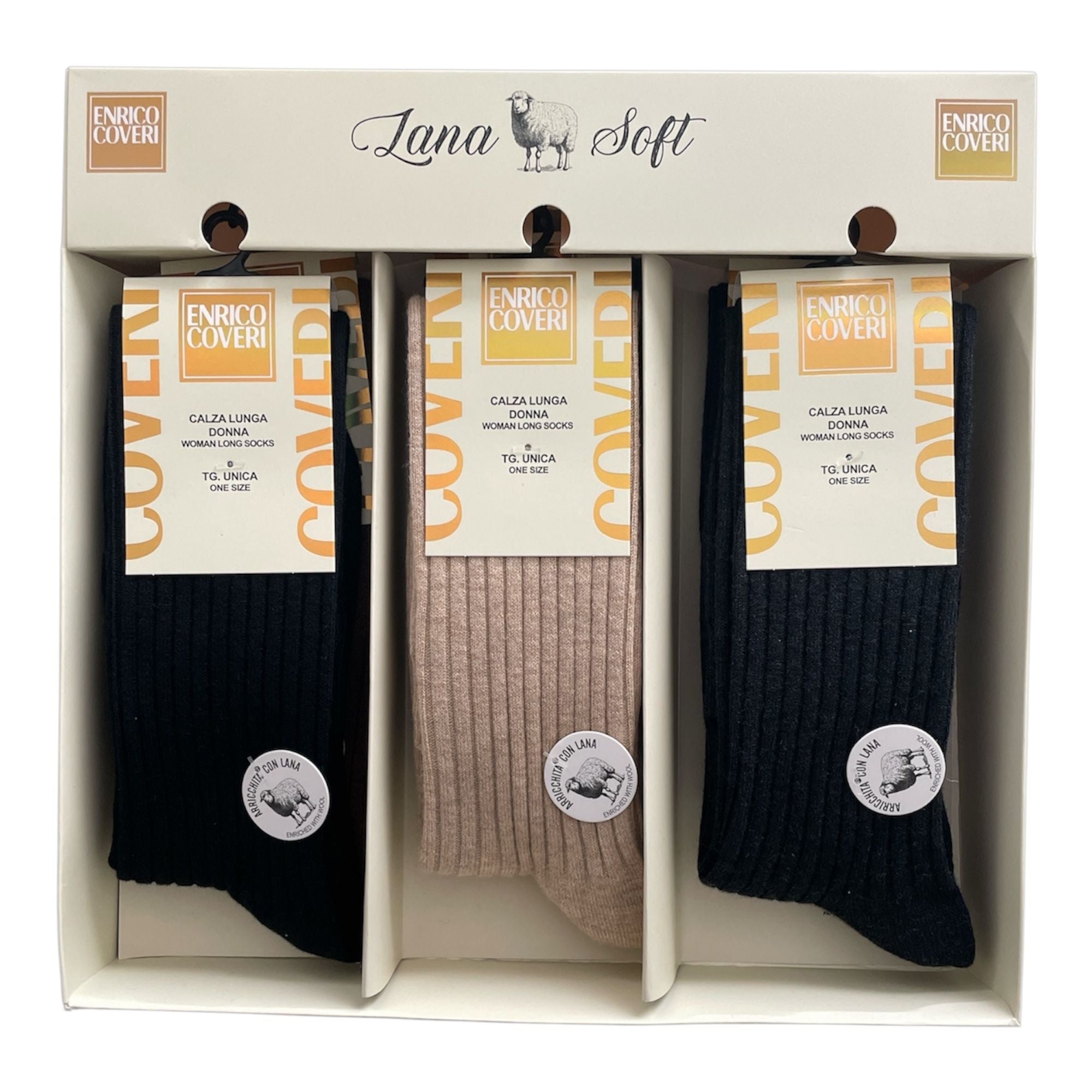 Calza Lunga Donna Lana Soft Costina Enrico Coveri Art.LANASOFT - WL - 2C - Boutique dell'Intimo e del Neonato