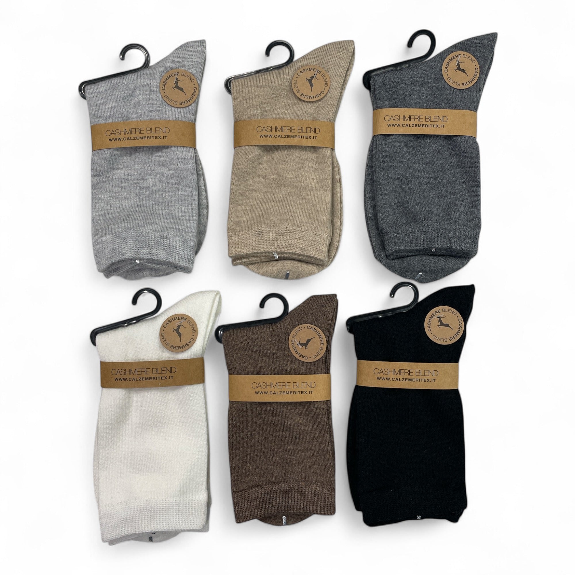 Calza Media Donna Cashemere Blend Tinta Unita Liscio Meritex Art.440 - Boutique dell'Intimo e del Neonato