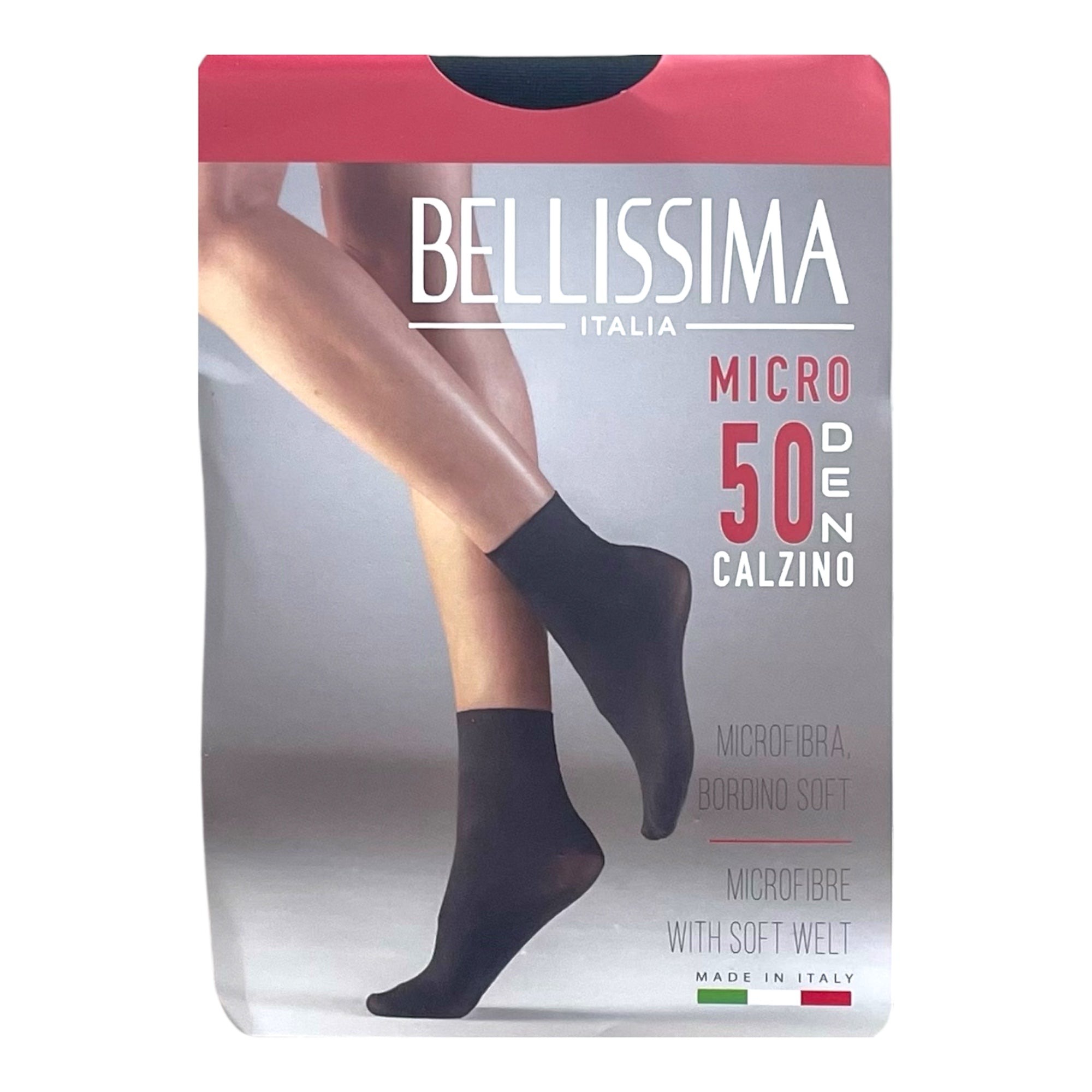 Calzino Donna in Microfibra con Polsino Comfort Bellissima Art.MICRO 50 DEN - Boutique dell'Intimo e del Neonato