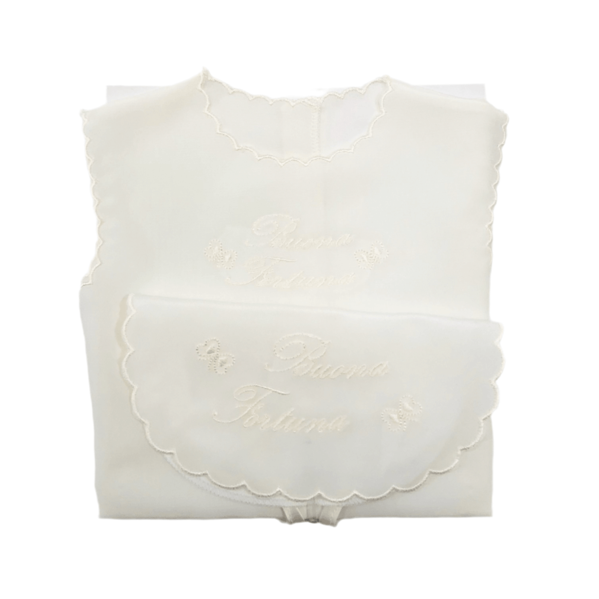 Camicia Fortuna e Bavetta neonato Birillini Art.1422 - Boutique dell'Intimo e del Neonato