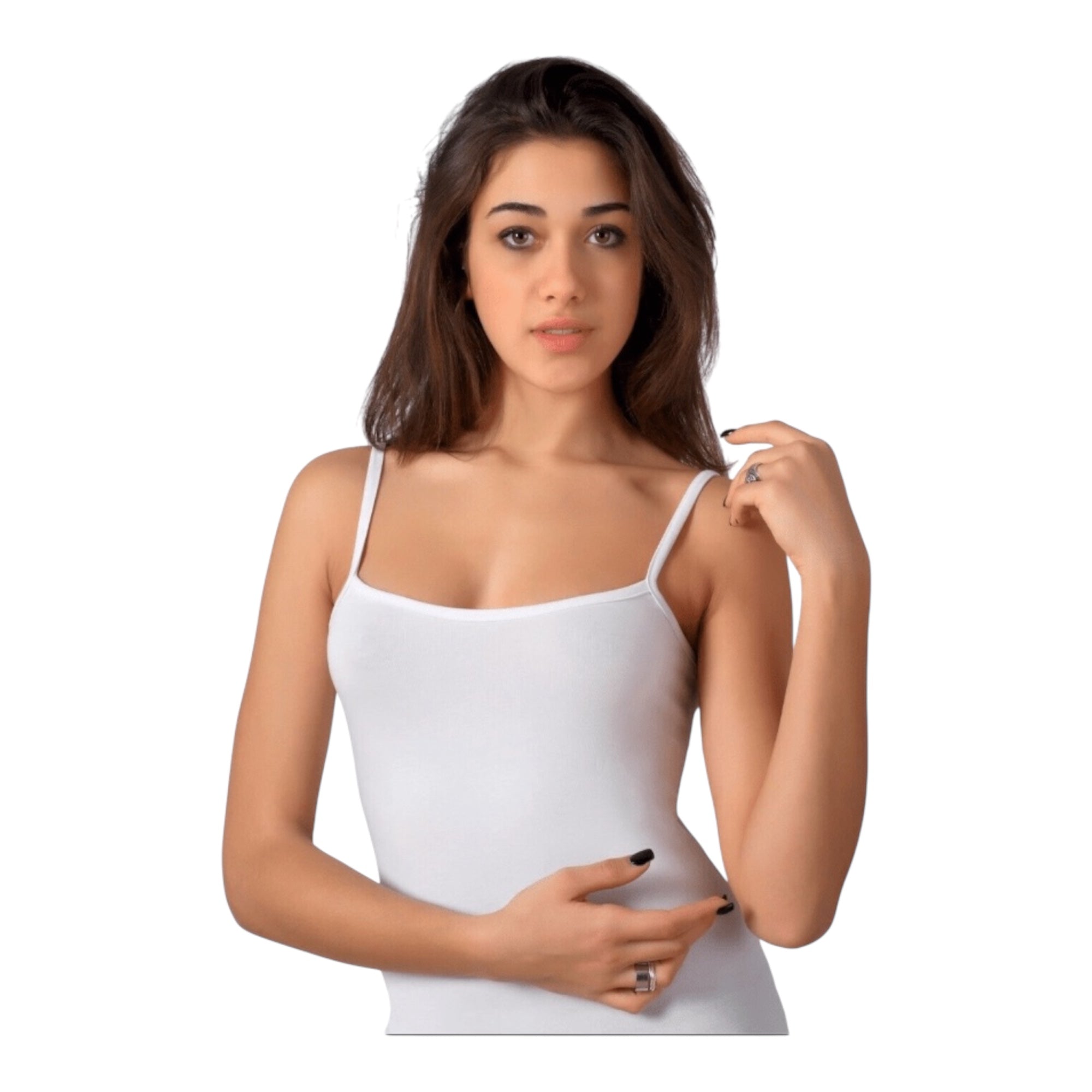 Canotta Donna Spalla Stretta in Cotone elasticizzato Malika Art.200 - Boutique dell'Intimo e del Neonato