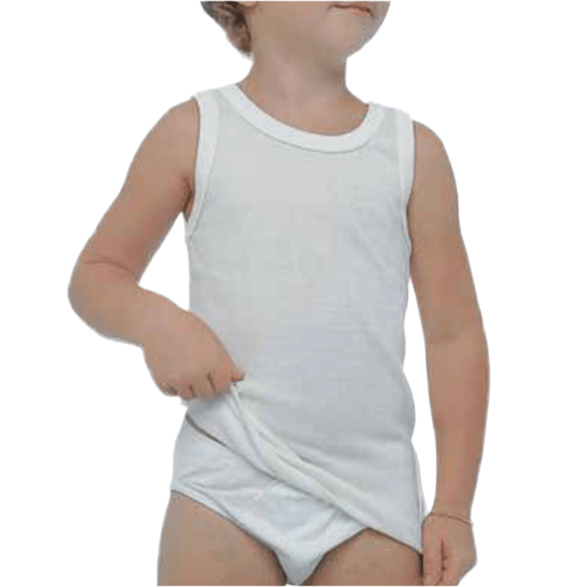 CANOTTA SPALLA LARGA BIMBO IN COTONE MAKO' HENRY ART.78 - Boutique dell'Intimo e del Neonato