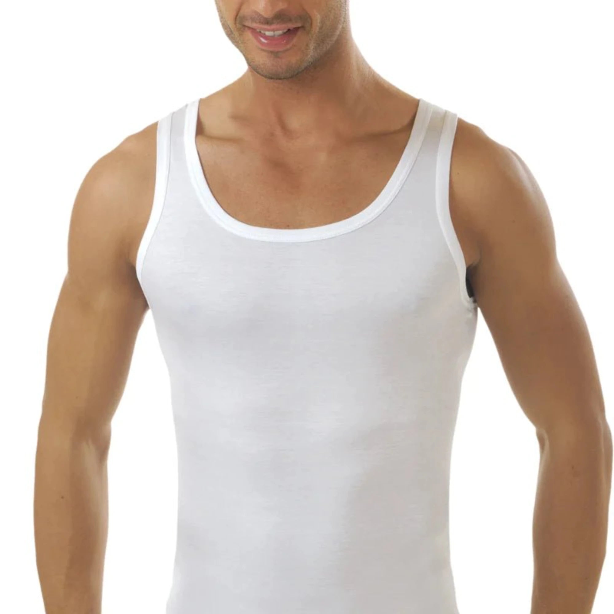 CANOTTA SPALLA LARGA INTIMISSIMOPIU' ART. 4998 - IN FILO DI SCOZIA (100% COTONE MAKO’) - BOUTIQUE INTIMO E NEONATO