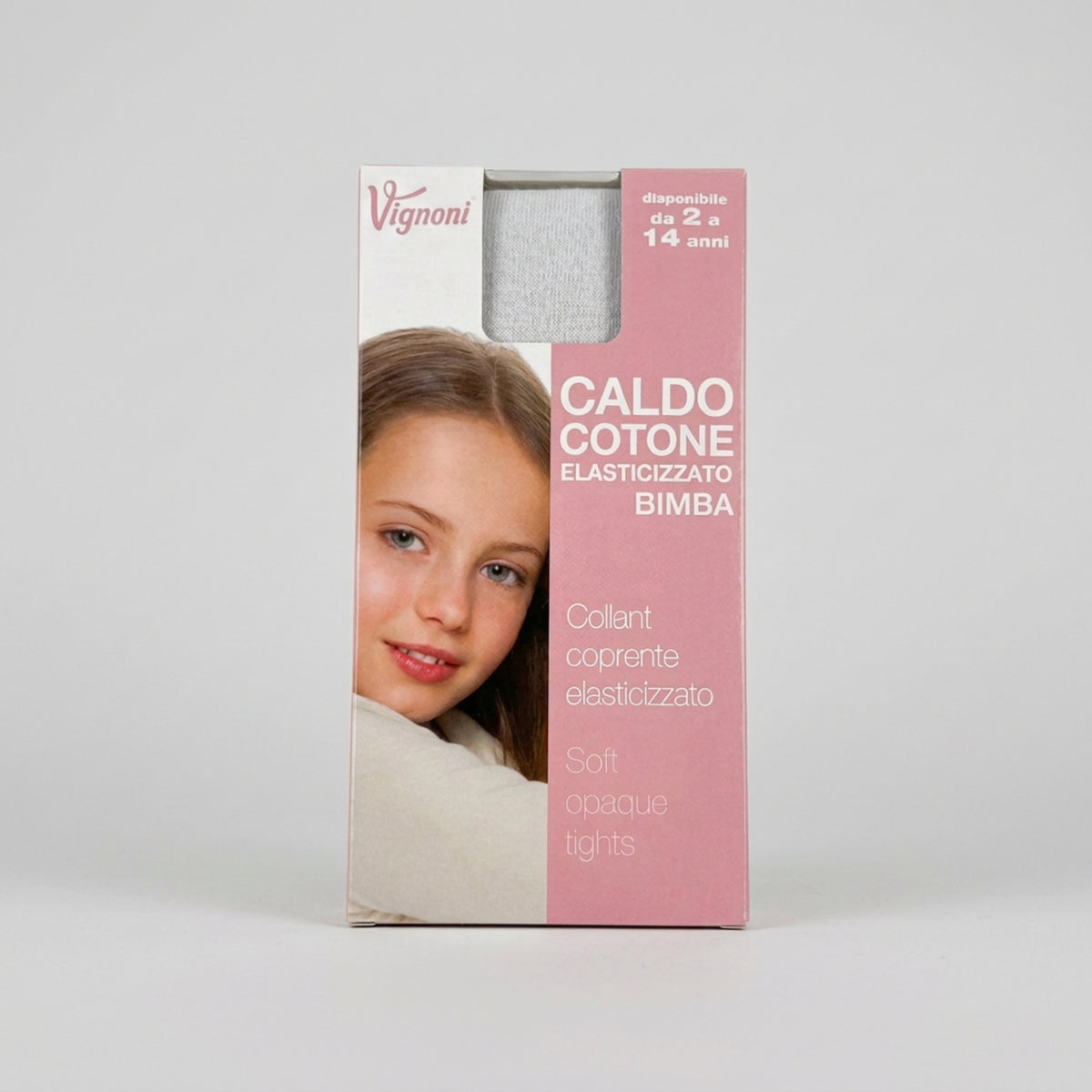 Collant Bimba in Caldo Cotone Elasticizzato Tinta Unita Vignoni Art.2025 G6 - Boutique dell'Intimo e del Neonato