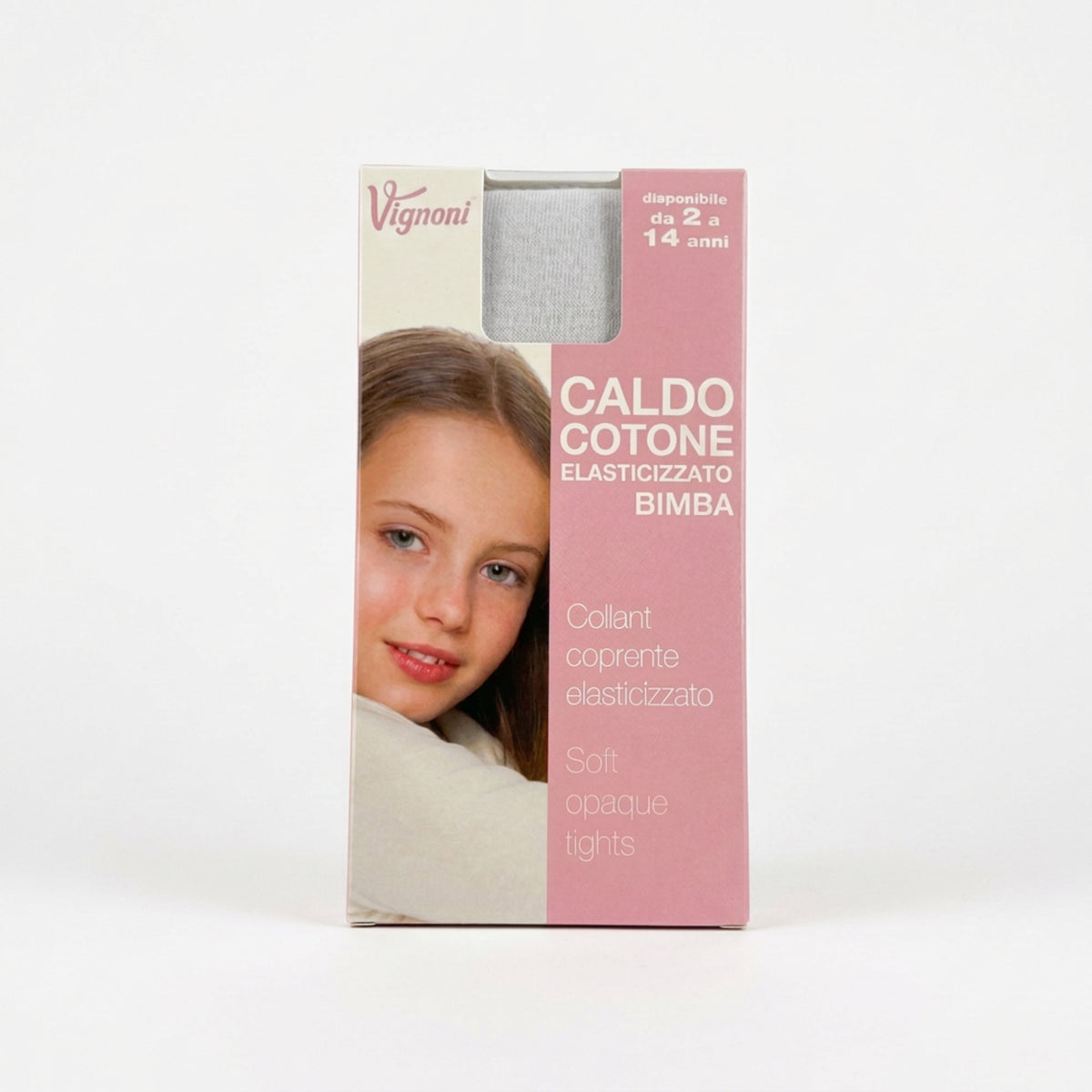 Collant Bimba in Caldo Cotone Elasticizzato Tinta Unita Vignoni Art.2025 G6 - Boutique dell'Intimo e del Neonato