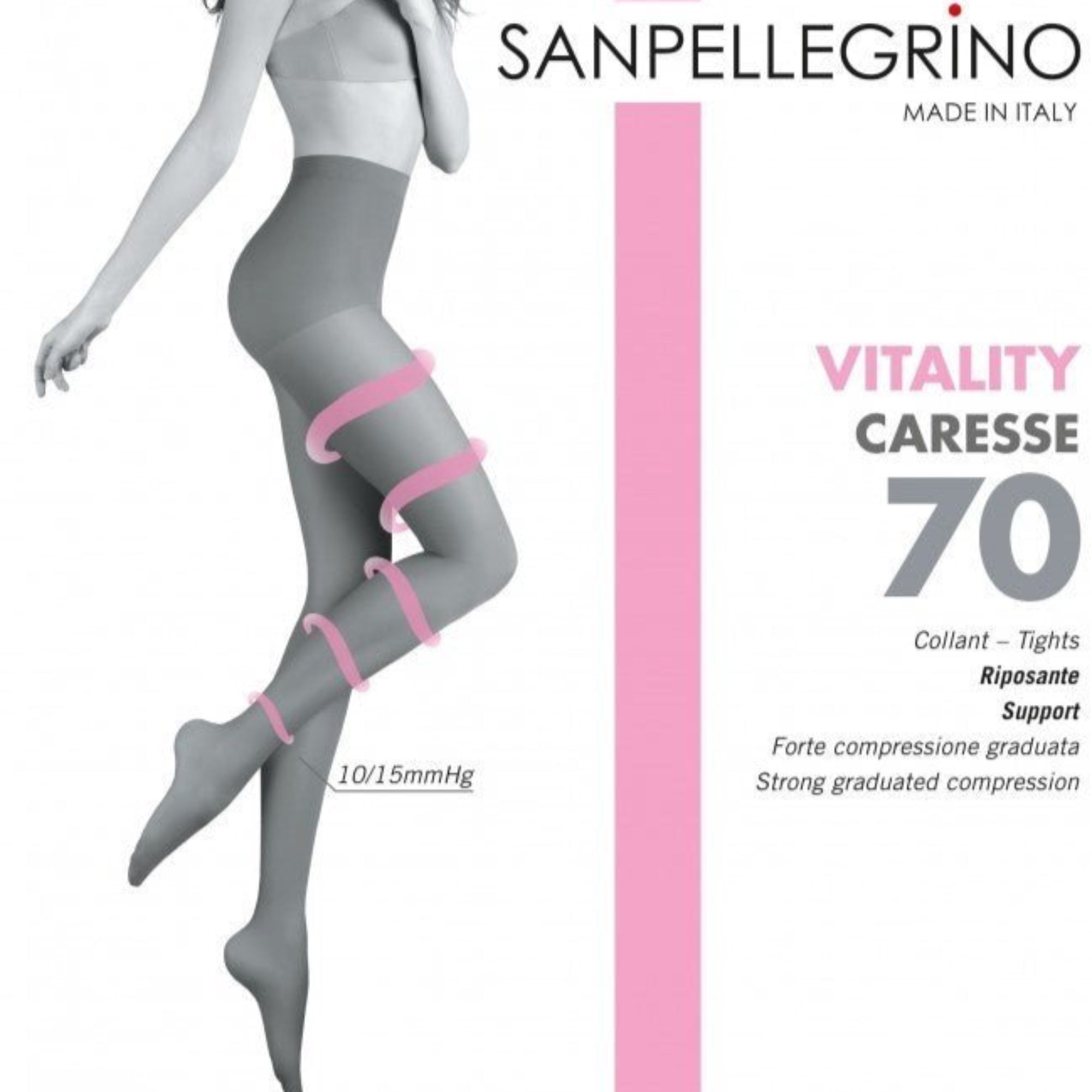 COLLANT COMPRESSIONE GRADUATA SANPELLEGRINO 70 DEN - BOUTIQUE INTIMO E NEONATO