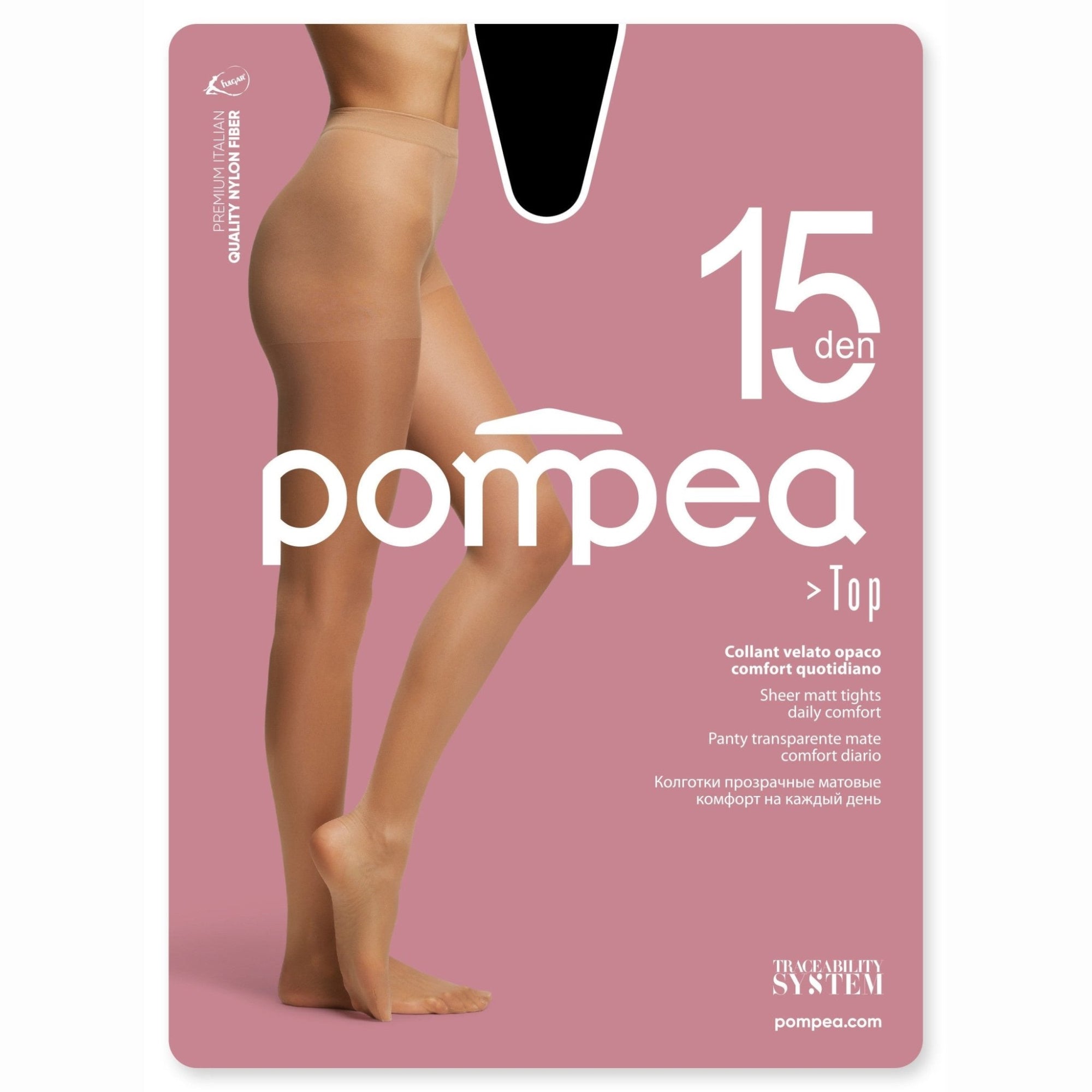 COLLANT VELATO POMPEA 15 DEN TOP - BOUTIQUE INTIMO E NEONATO