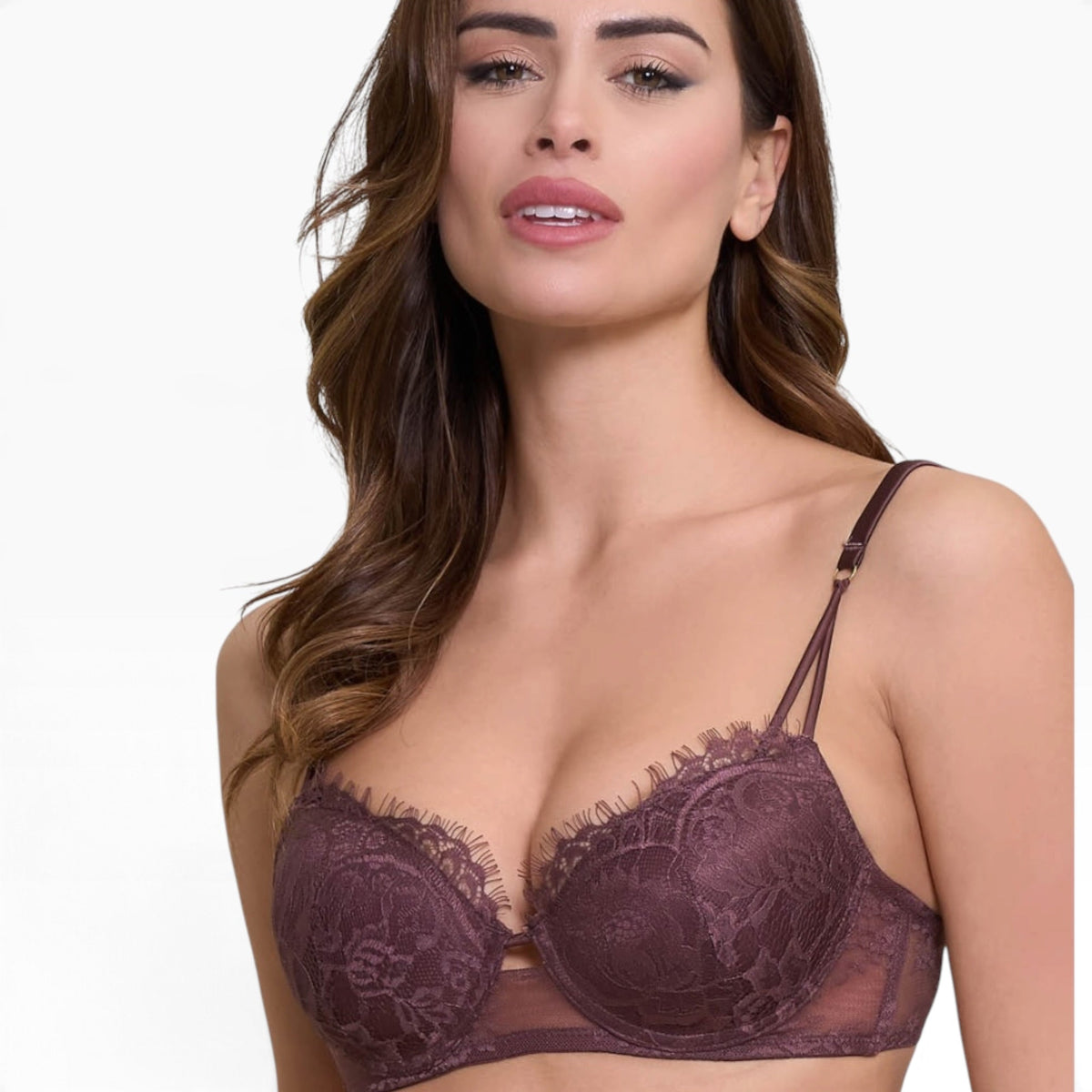 Completo Balconcino Coppa C Secret Noir e Pizzo + Brasiliana Love and Bra Art.112698 - Boutique dell'Intimo e del Neonato