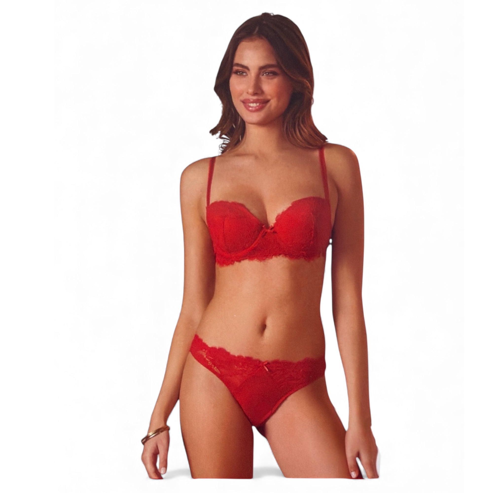 Completo Donna Balconcino + Brasiliana Natalizio Jadea Art.4841 - Boutique dell'Intimo e del Neonato