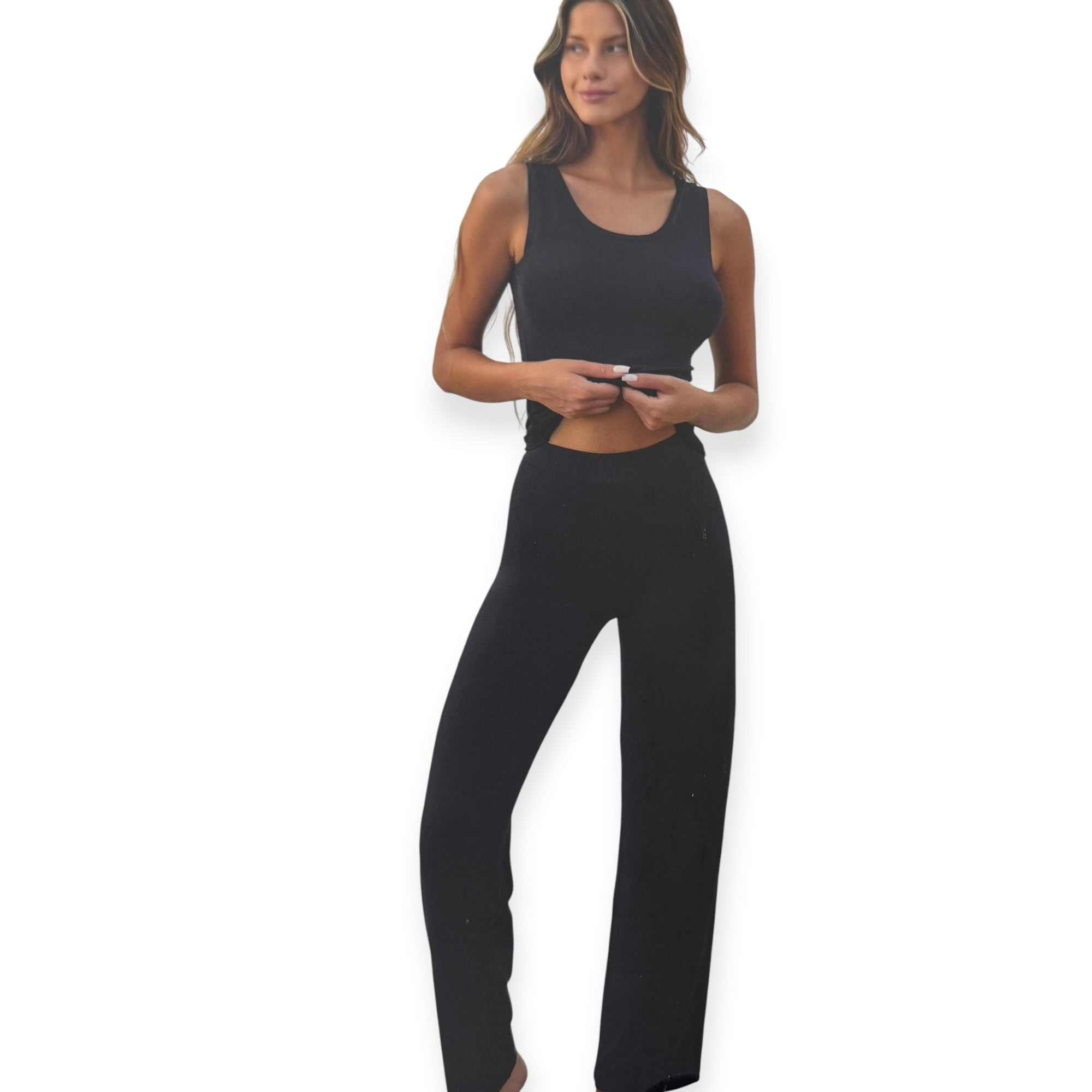 Completo Donna Pantalone e Canotta in Cotone Modal Rossoporpora Art.DL401 - 403 - Boutique dell'Intimo e del Neonato