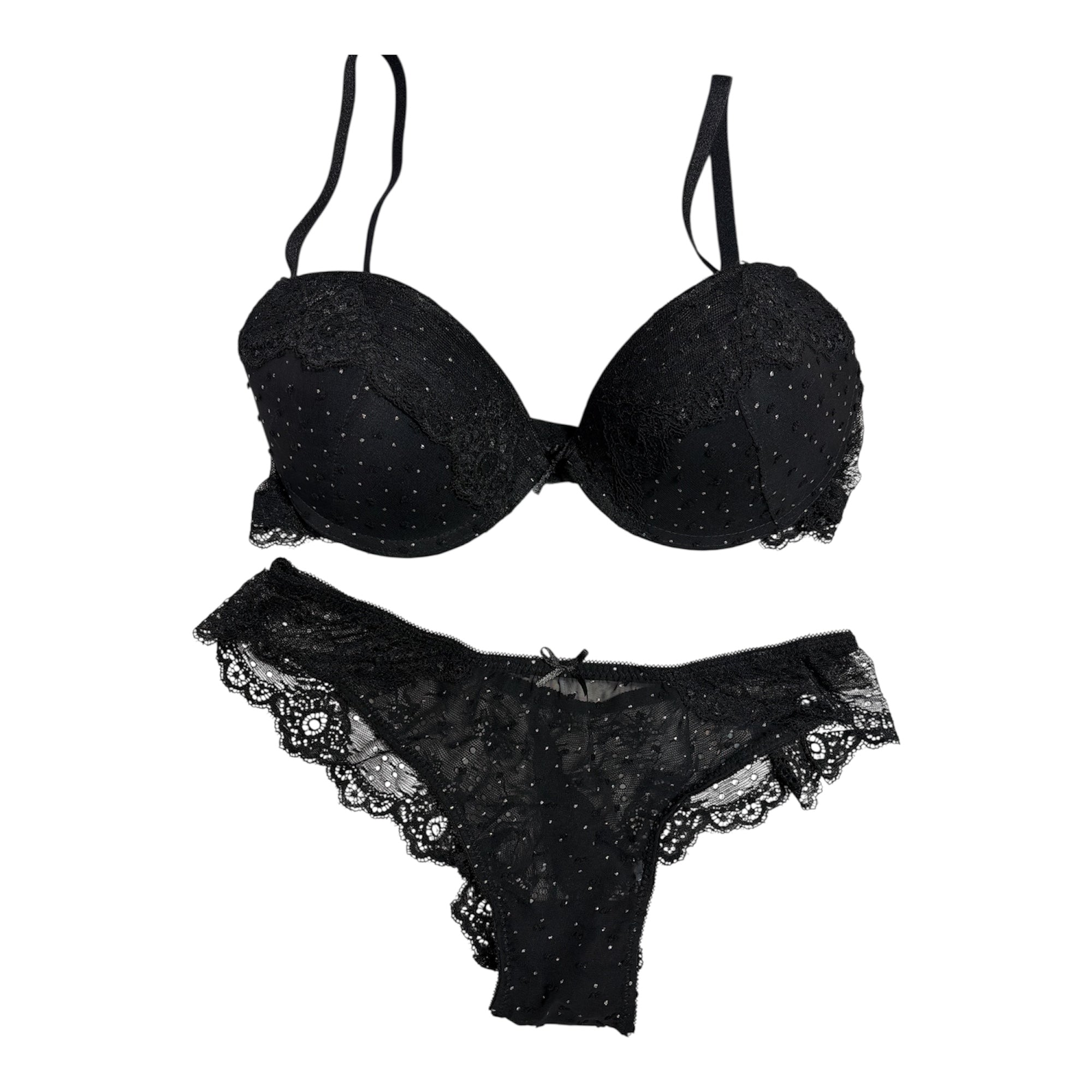 Completo Donna Push - Up + Brasiliana in Pizzo Jadea Art.4693 - Boutique dell'Intimo e del Neonato