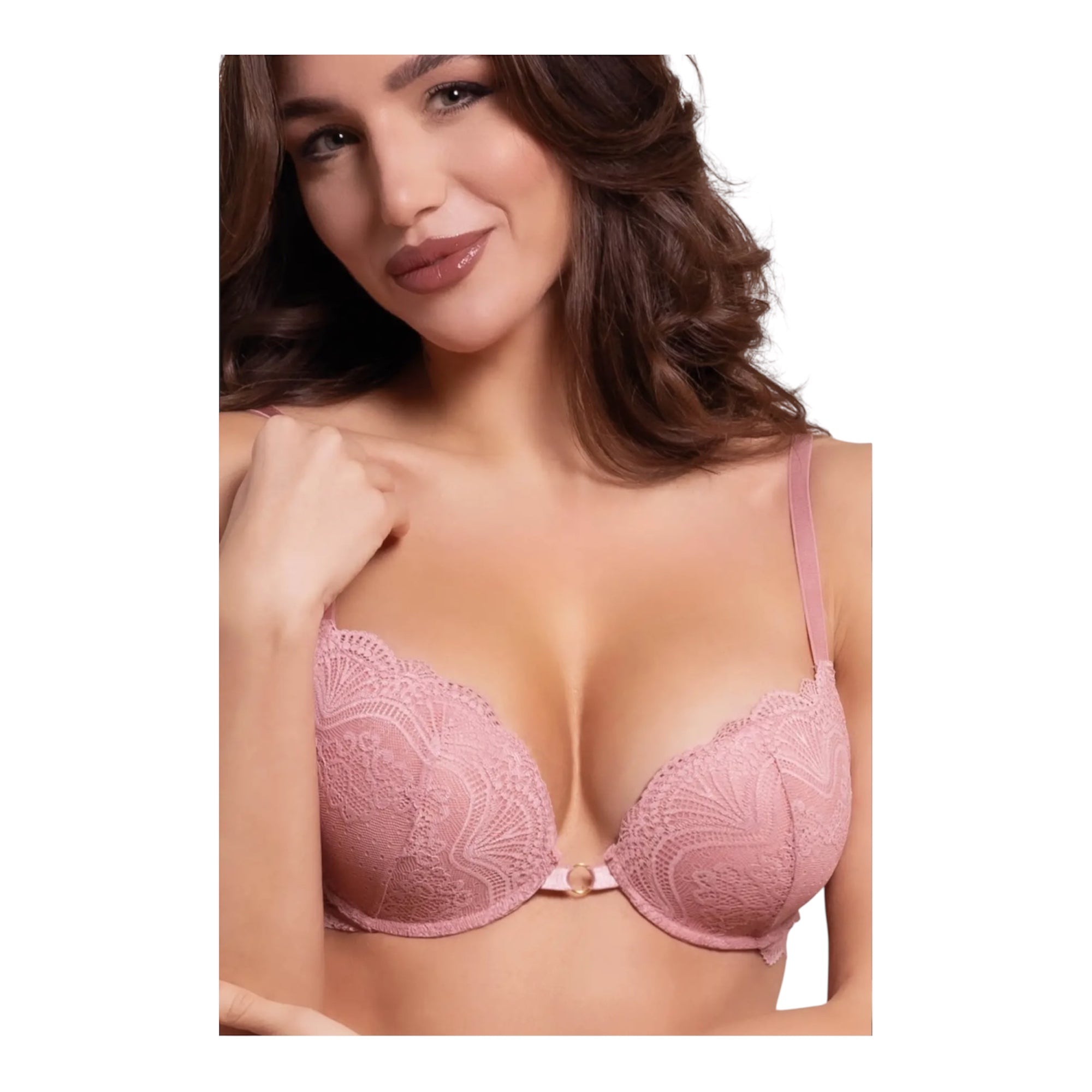 Completo Donna Push - Up e Brasiliana in Pizzo Love and Bra Art.93397 - Boutique dell'Intimo e del Neonato