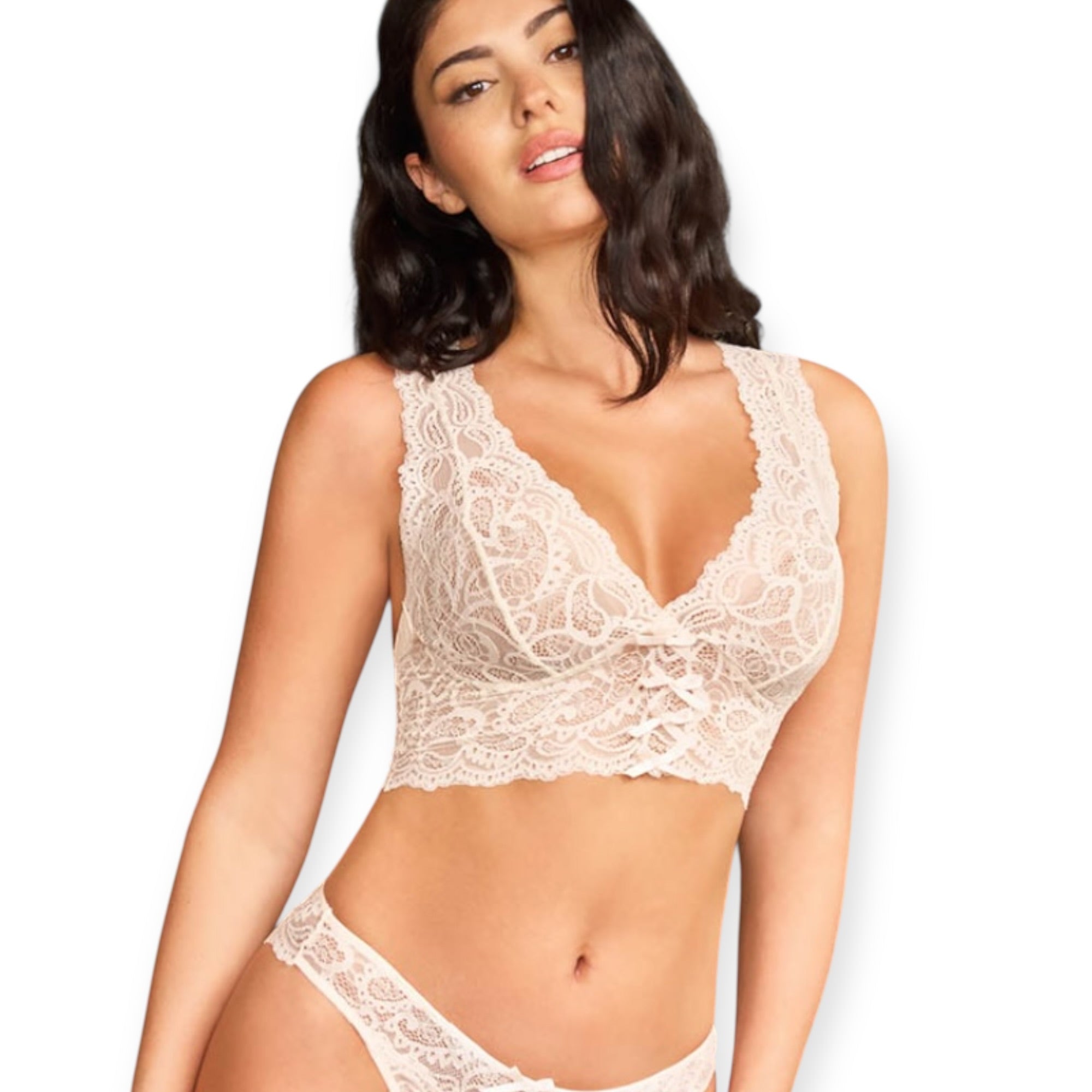 Completo Top Bralette e Brasiliana Pizzo Summer Night Love and Bra Art.102099 - Boutique dell'Intimo e del Neonato
