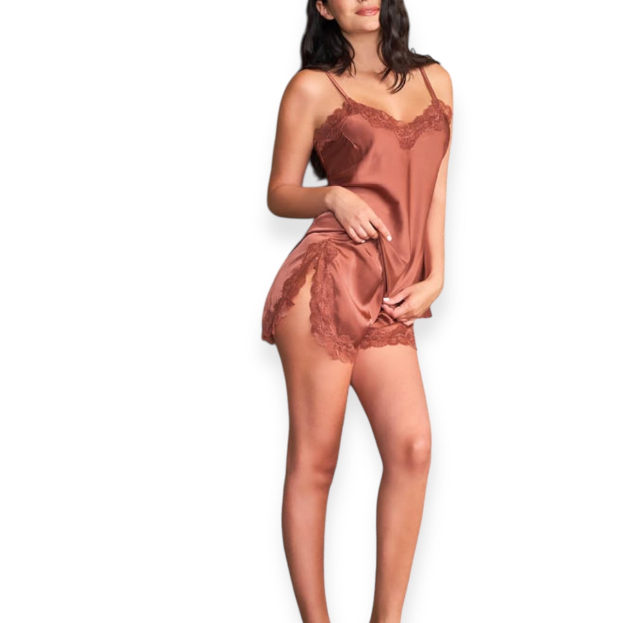 Completo Top + Pantaloncino Satin e Pizzo Love and Bra Art.107399 - Boutique dell'Intimo e del Neonato