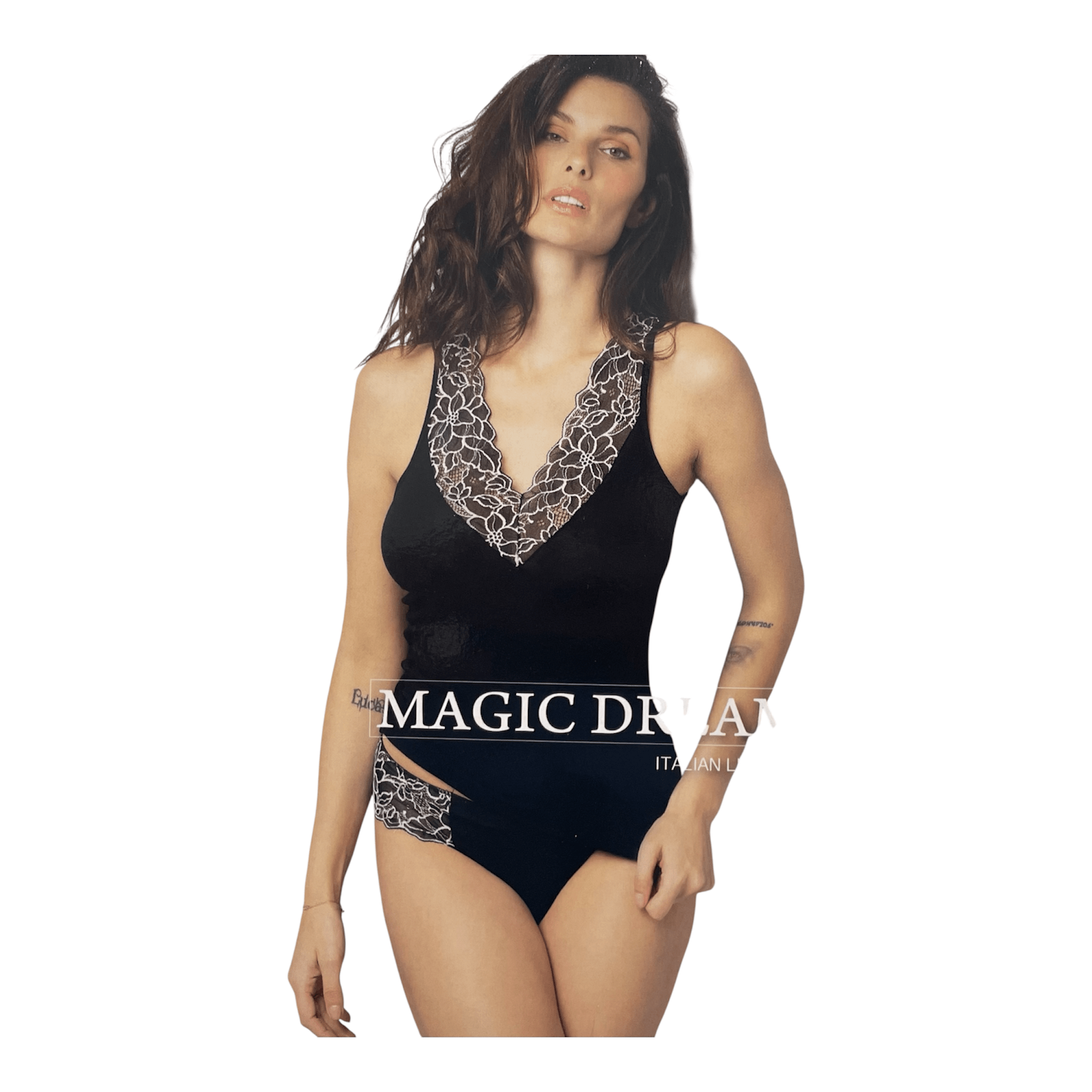 Coordinato Donna Canotta + Brasiliana in Bamboo Magic Dream Art.8963 - Boutique dell'Intimo e del Neonato