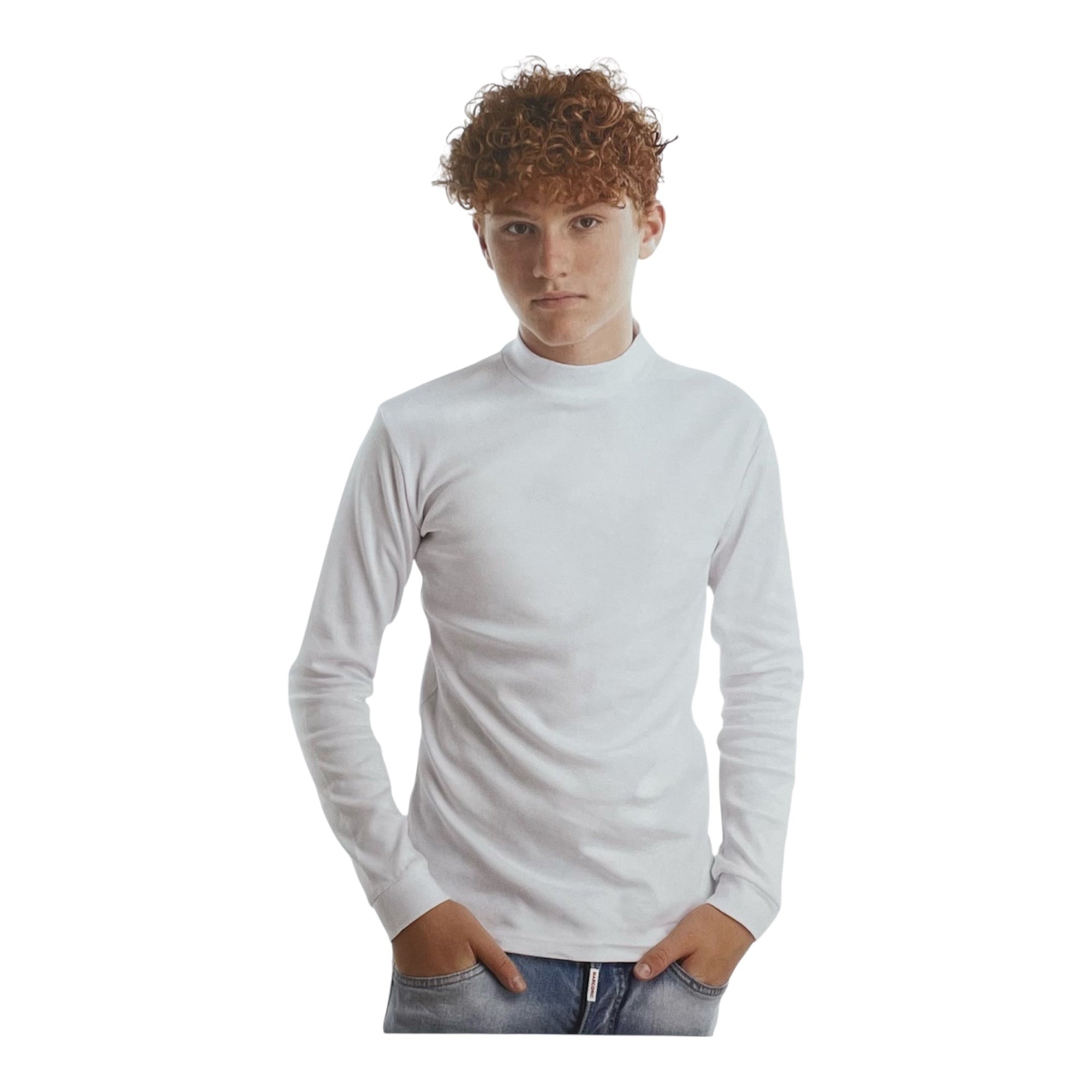 Maglia Bimbo/a Lupetto Manica Lunga in Cotone Interlock Nazareno Gabrielli Art.NG2810 - Boutique dell'Intimo e del Neonato