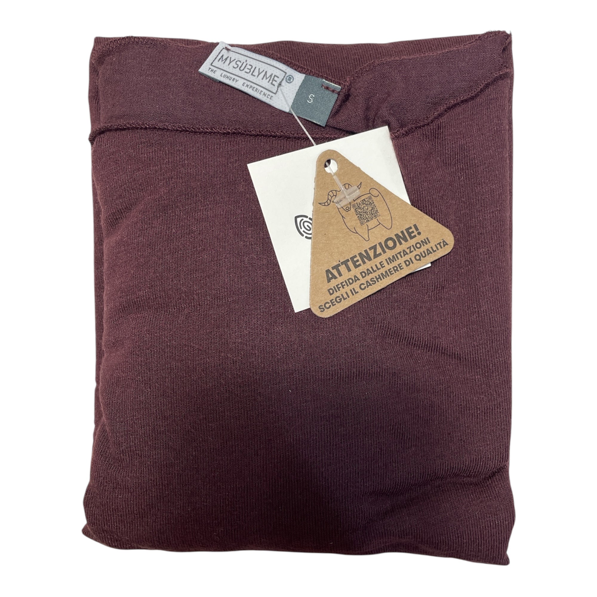 Maglia Donna Manica Lunga Scollo Barca Cotone Modal e Cashemere MySublyme Art.1412 - Boutique dell'Intimo e del Neonato