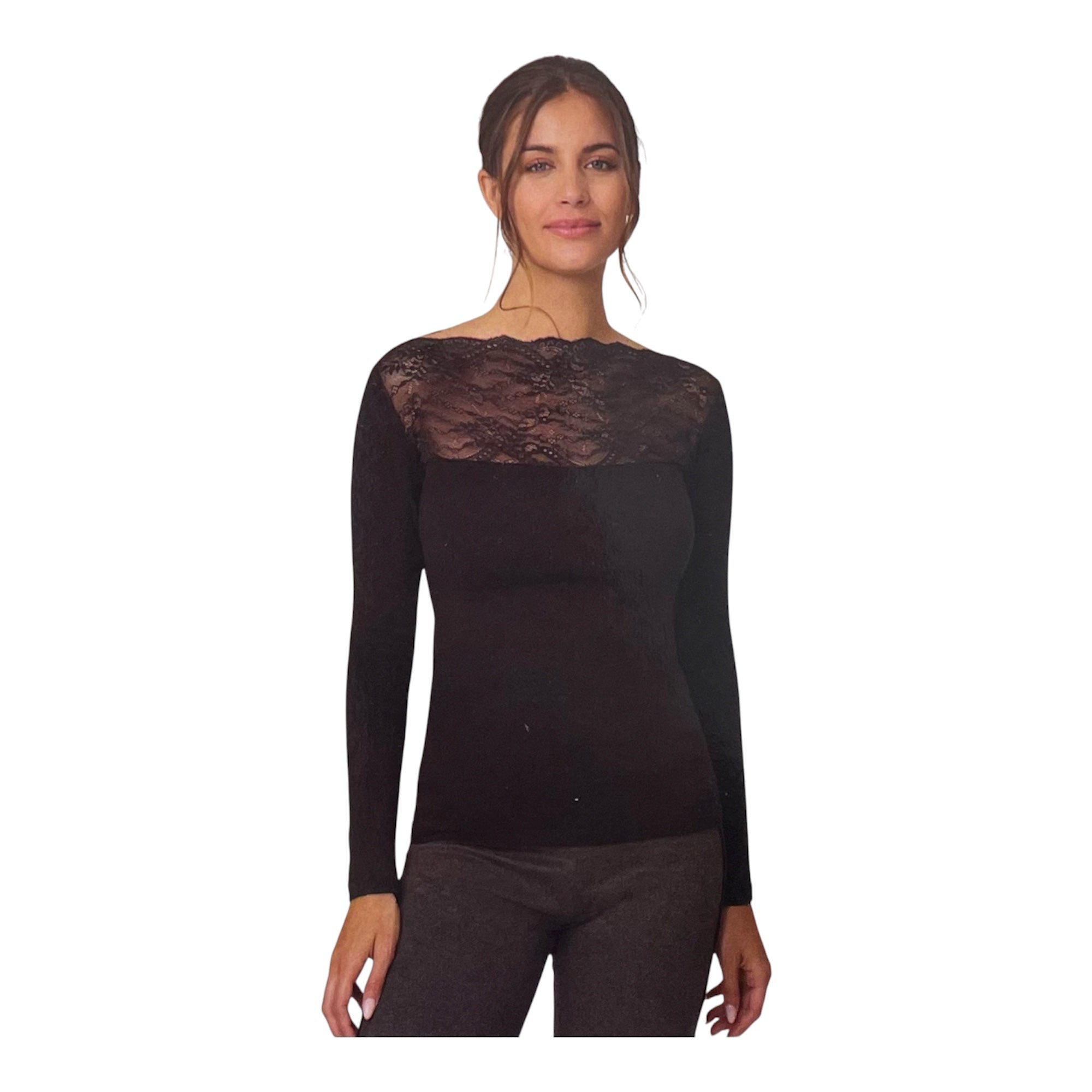 Maglia Donna Manica Lunga Sottogiacca in Cotone Modal Jadea Art.4464 - Boutique dell'Intimo e del Neonato