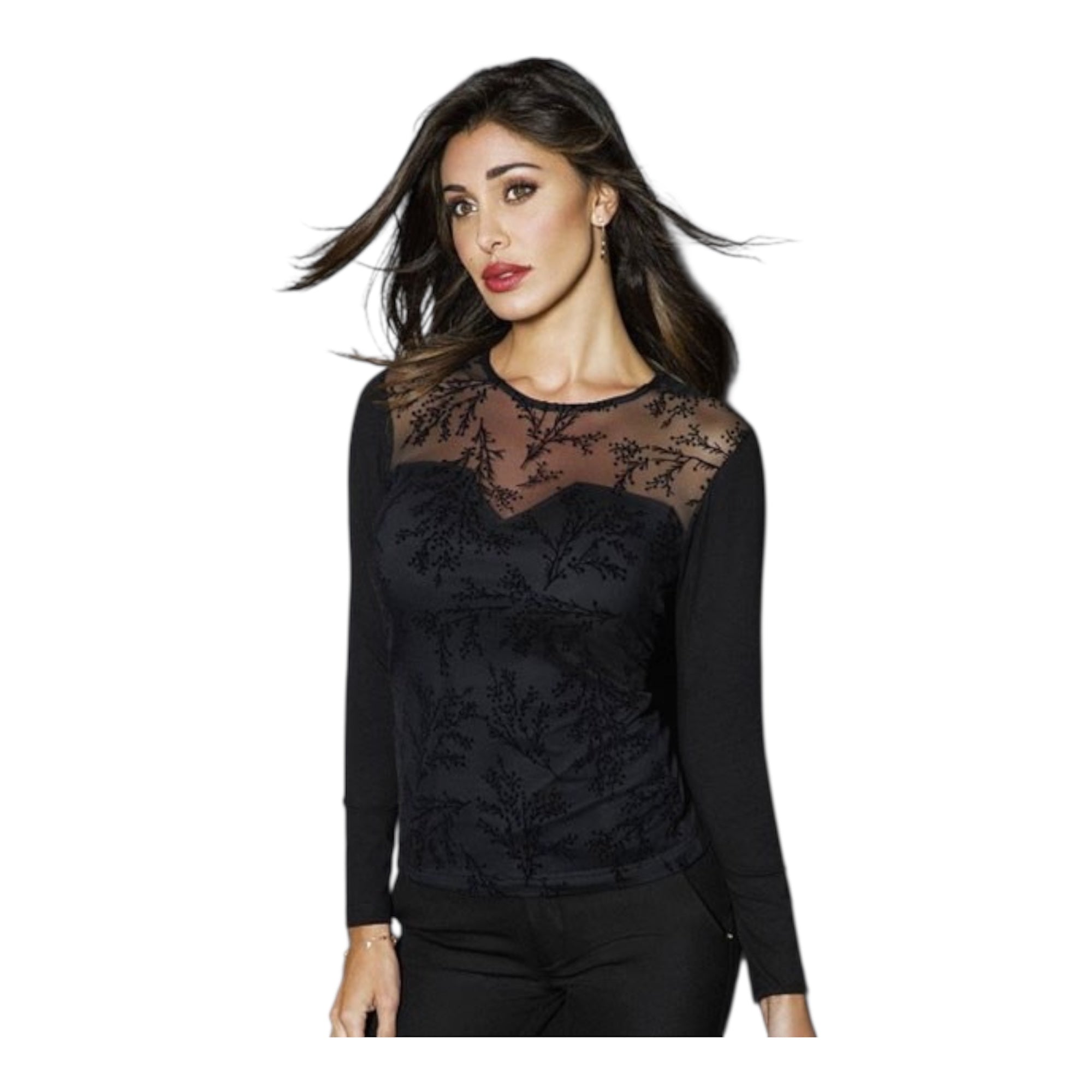 Maglia Donna Manica Lunga Sottogiacca in Cotone Modal Jadea Art.4868 - Boutique dell'Intimo e del Neonato