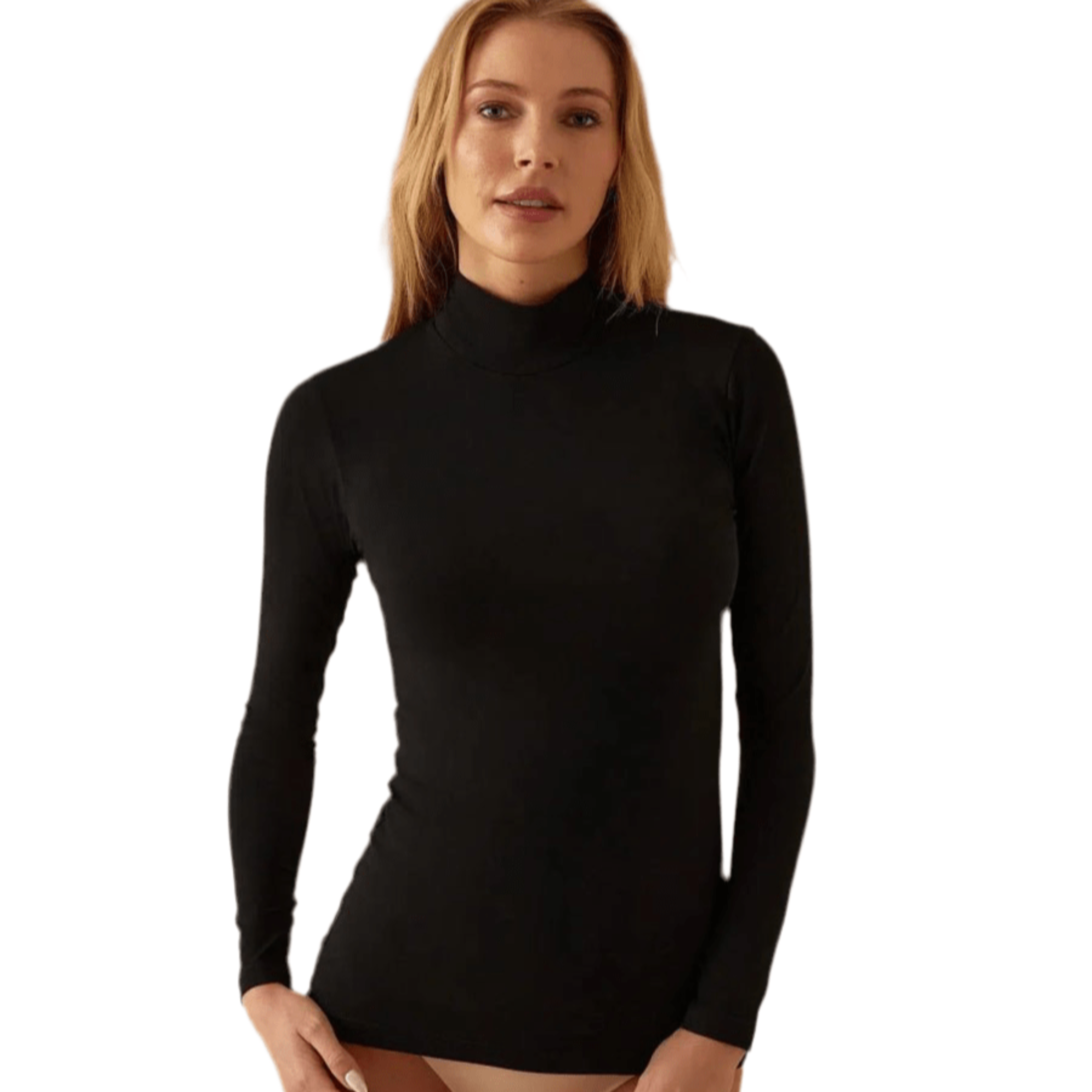 MAGLIA LUPETTO MANICA LUNGA JADEA ART.4057 - COTONE ELASTICIZZATO MODAL - Boutique dell'Intimo e del Neonato