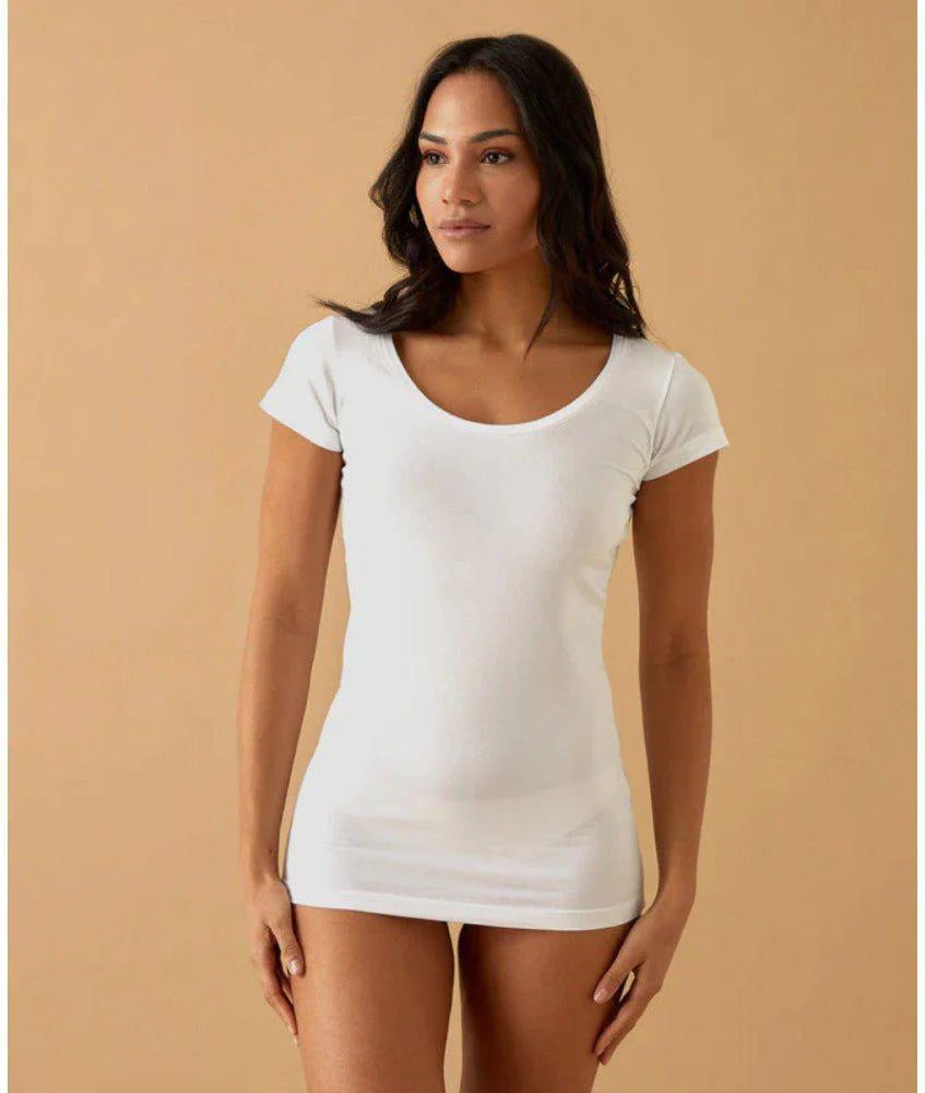 MEZZA MANICA SCOLLO LOLLO JADEA ART.4181 - COTONE ELASTICIZZATO MODAL - BOUTIQUE INTIMO E NEONATO