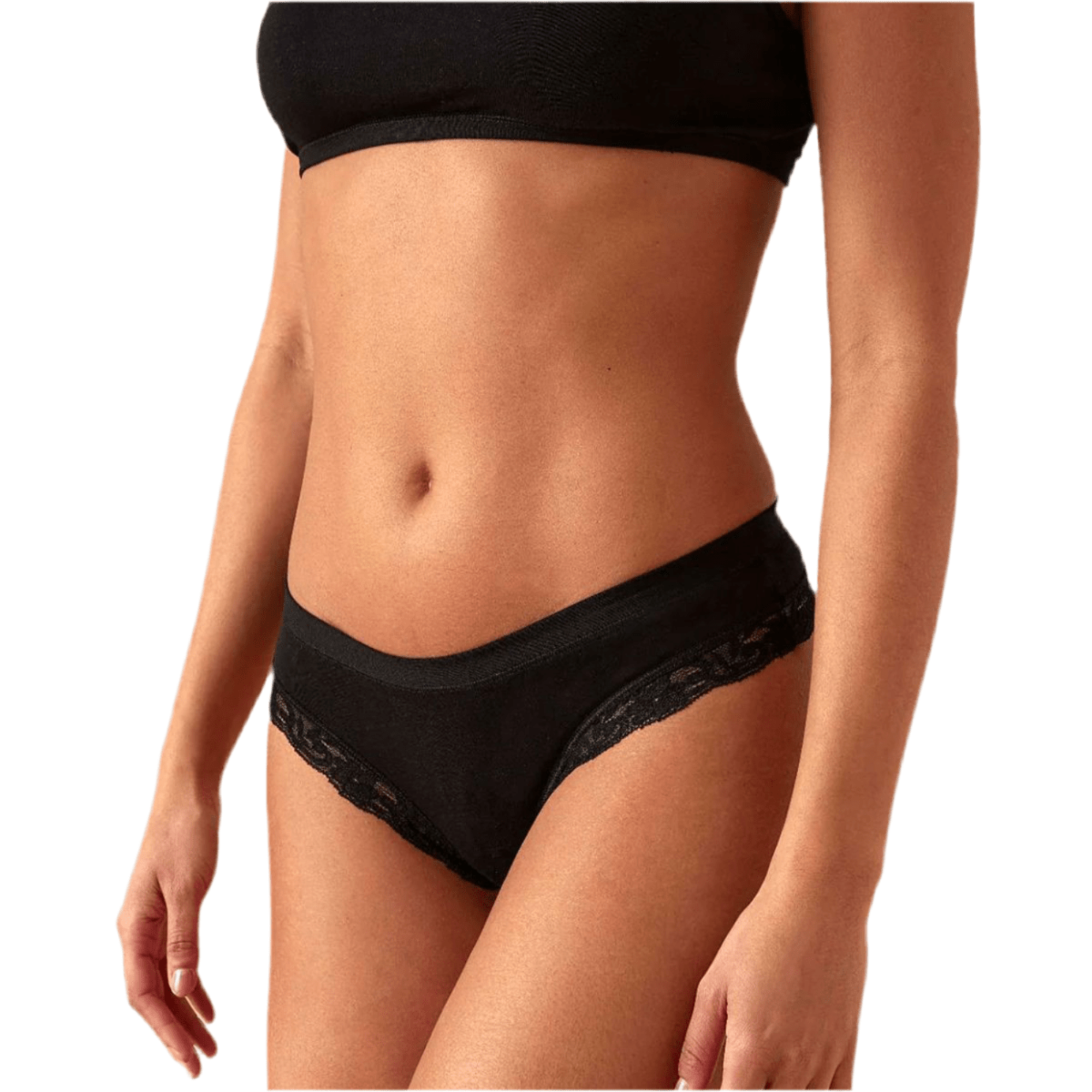 PERIZOMA CON BORDO IN PIZZO JADEA ART.519 IN COTONE ELASTICIZZATO - Boutique dell'Intimo e del Neonato