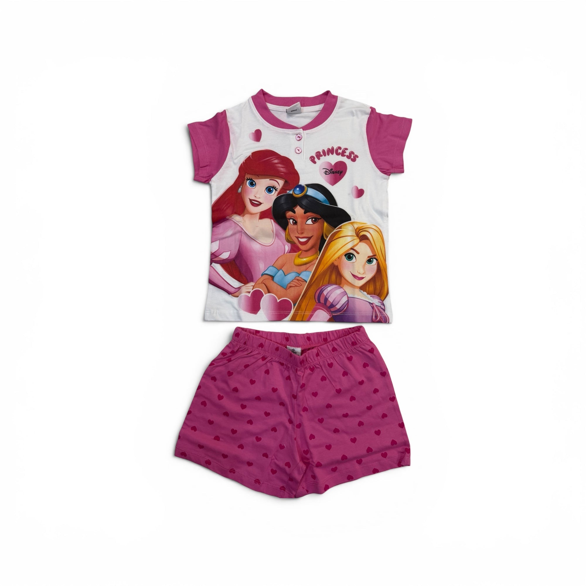 Pigiama Bimba Corto in Cotone Jersey Sabor Disney PRINCESS Art.DY50A3856 - Boutique dell'Intimo e del Neonato