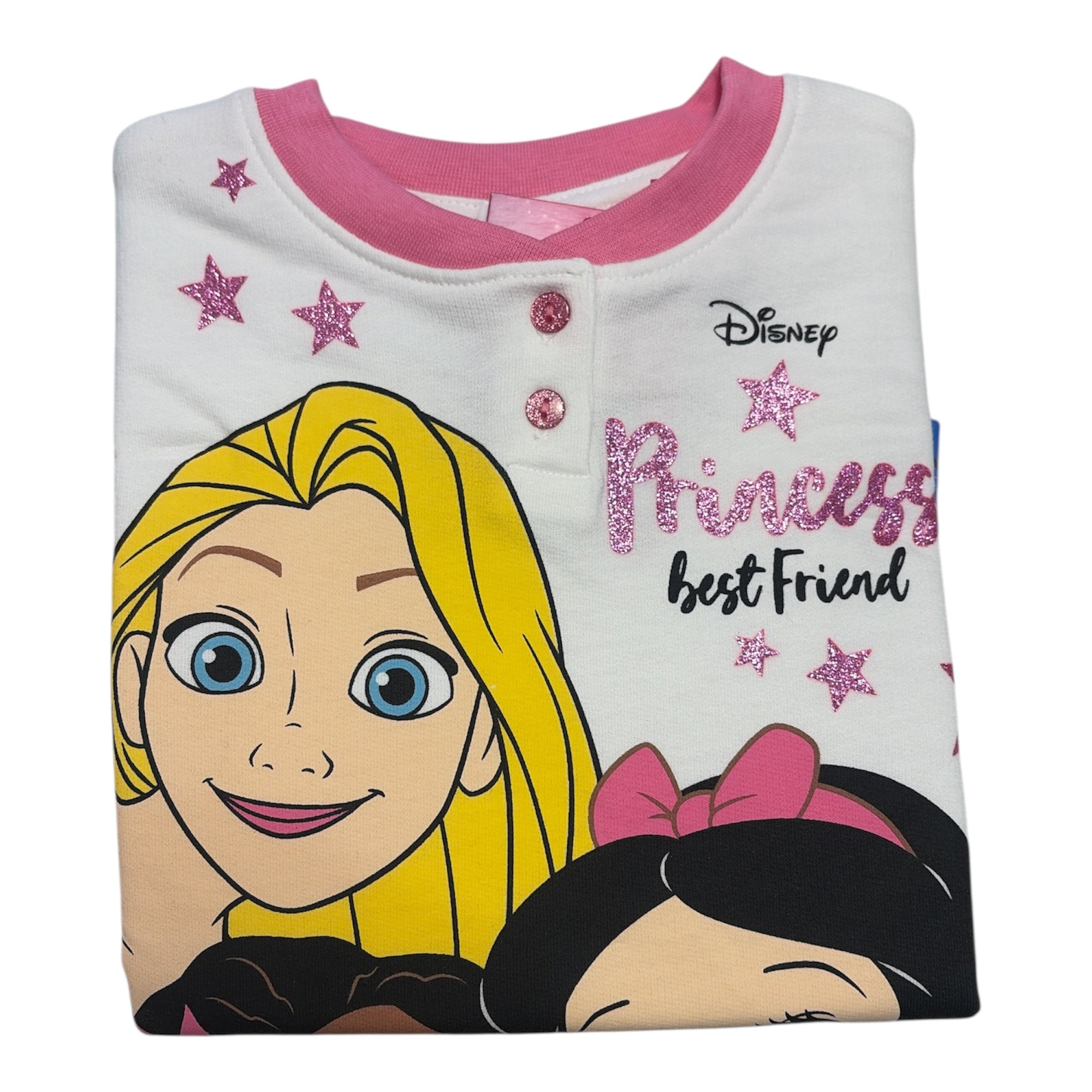 Pigiama Bimba Lungo in Cotone Felpato Serafino Sabor PRINCIPESSE Art.DY50A8307 - Boutique dell'Intimo e del Neonato