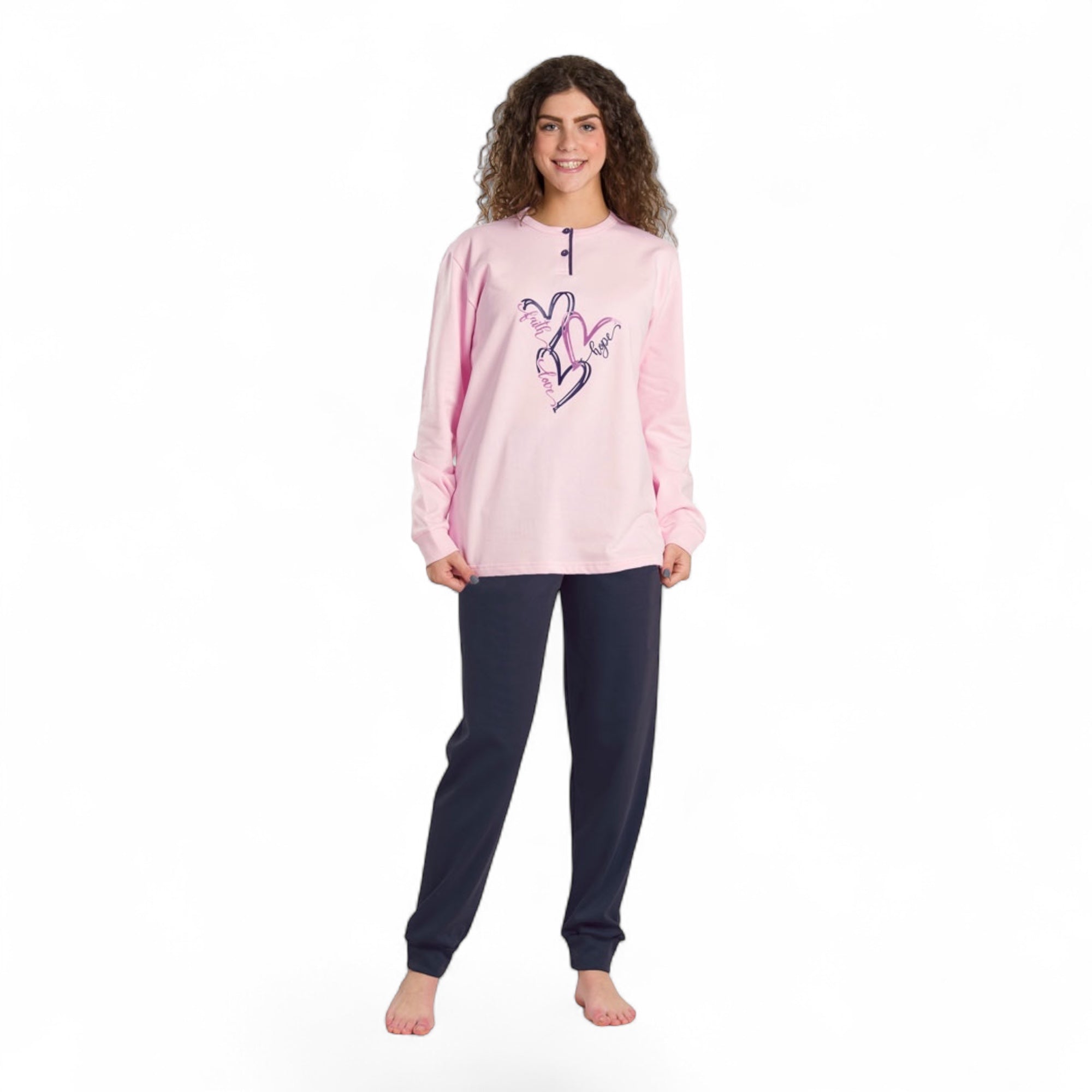 Pigiama Bimba Lungo in Cotone Interlock Serafino Martellina Art.M4005 - Boutique dell'Intimo e del Neonato