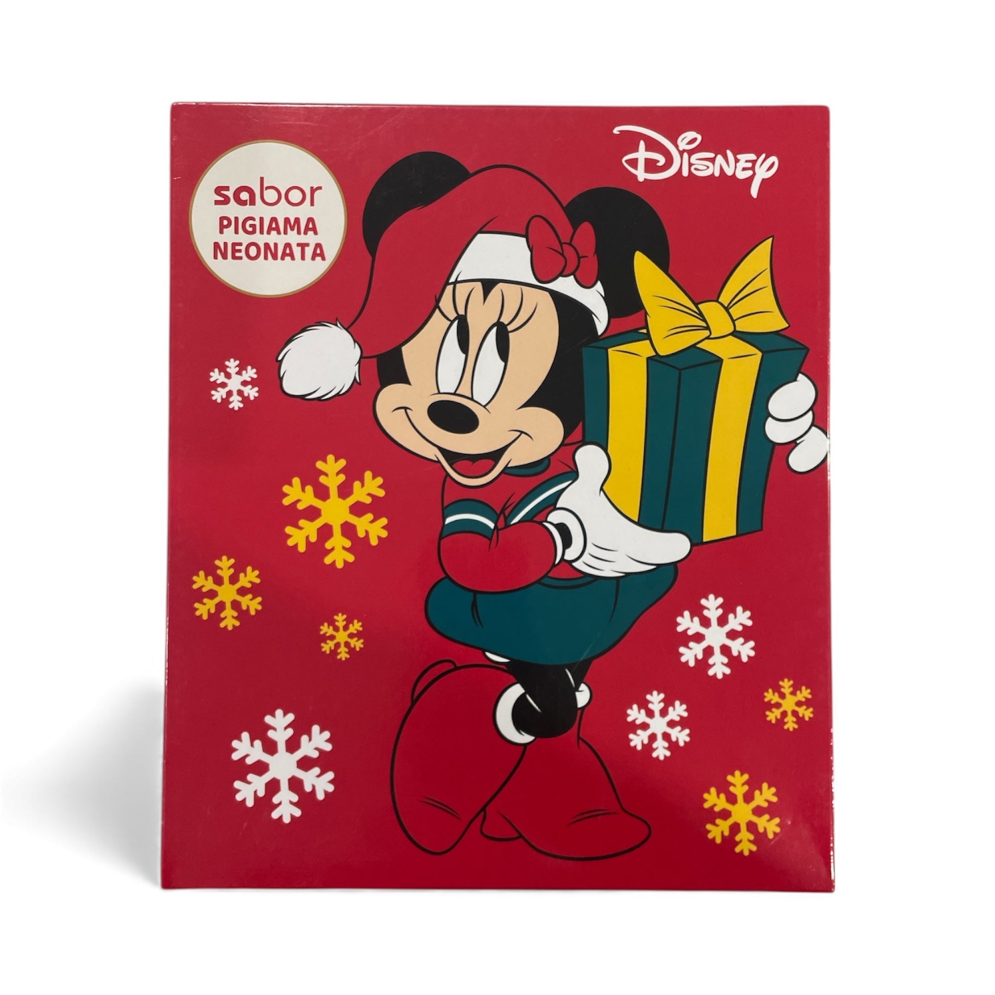 Pigiama Bimba Lungo Natalizio in Caldo Cotone Serafino Sabor MINNIE Art.DYC2685 - Boutique dell'Intimo e del Neonato