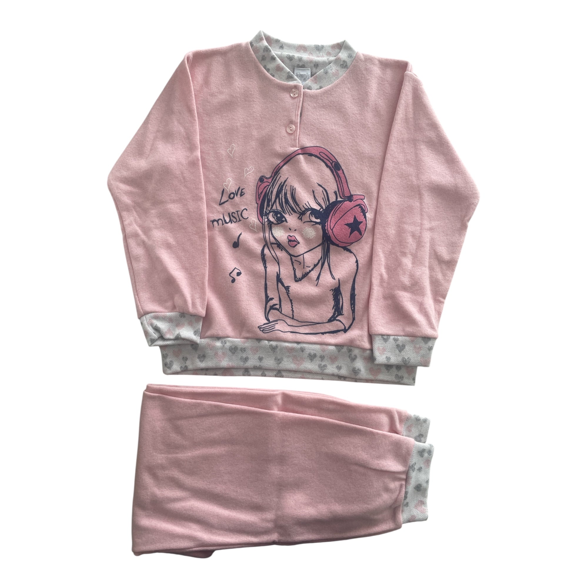 Pigiama Bimba Lungo Punto Milano Serafino Pappa & Latte Art.312 - Boutique dell'Intimo e del Neonato