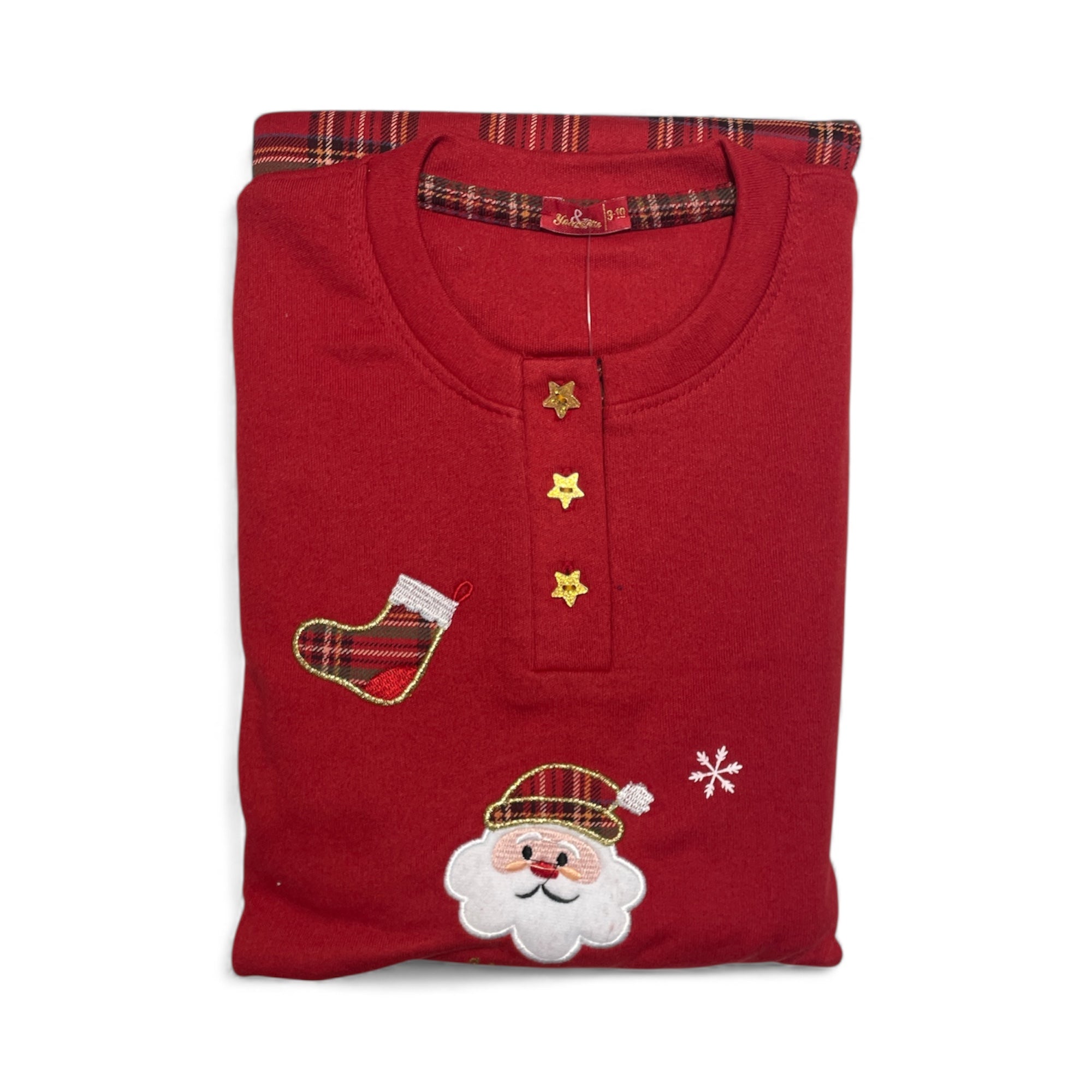 Pigiama Bimba Natalizio Family in Caldo Cotone Serafino You & Me Art.YMXI714 - Boutique dell'Intimo e del Neonato