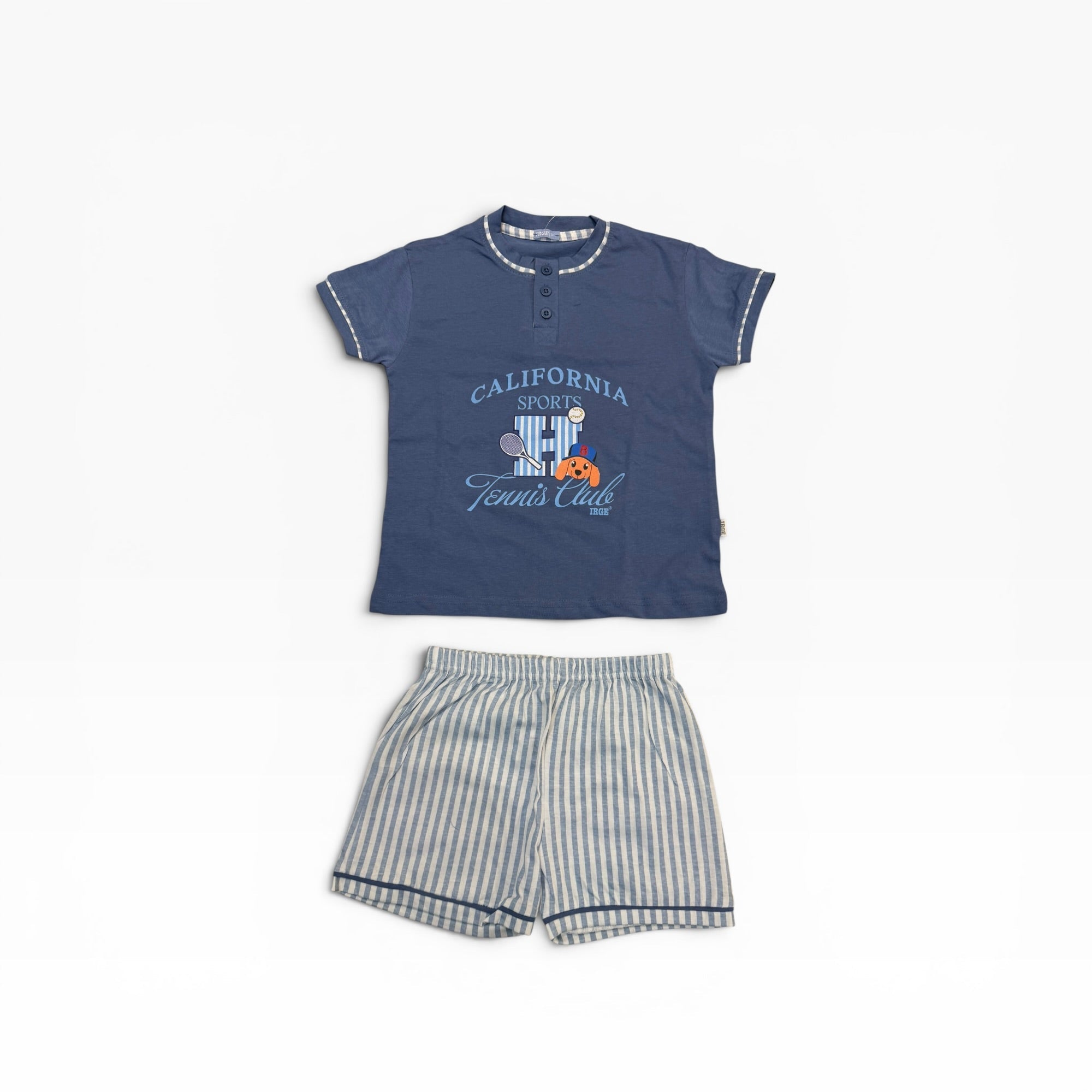 Pigiama Bimbo Corto in Cotone Jersey Serafino Irge Art.IKC560 - Boutique dell'Intimo e del Neonato